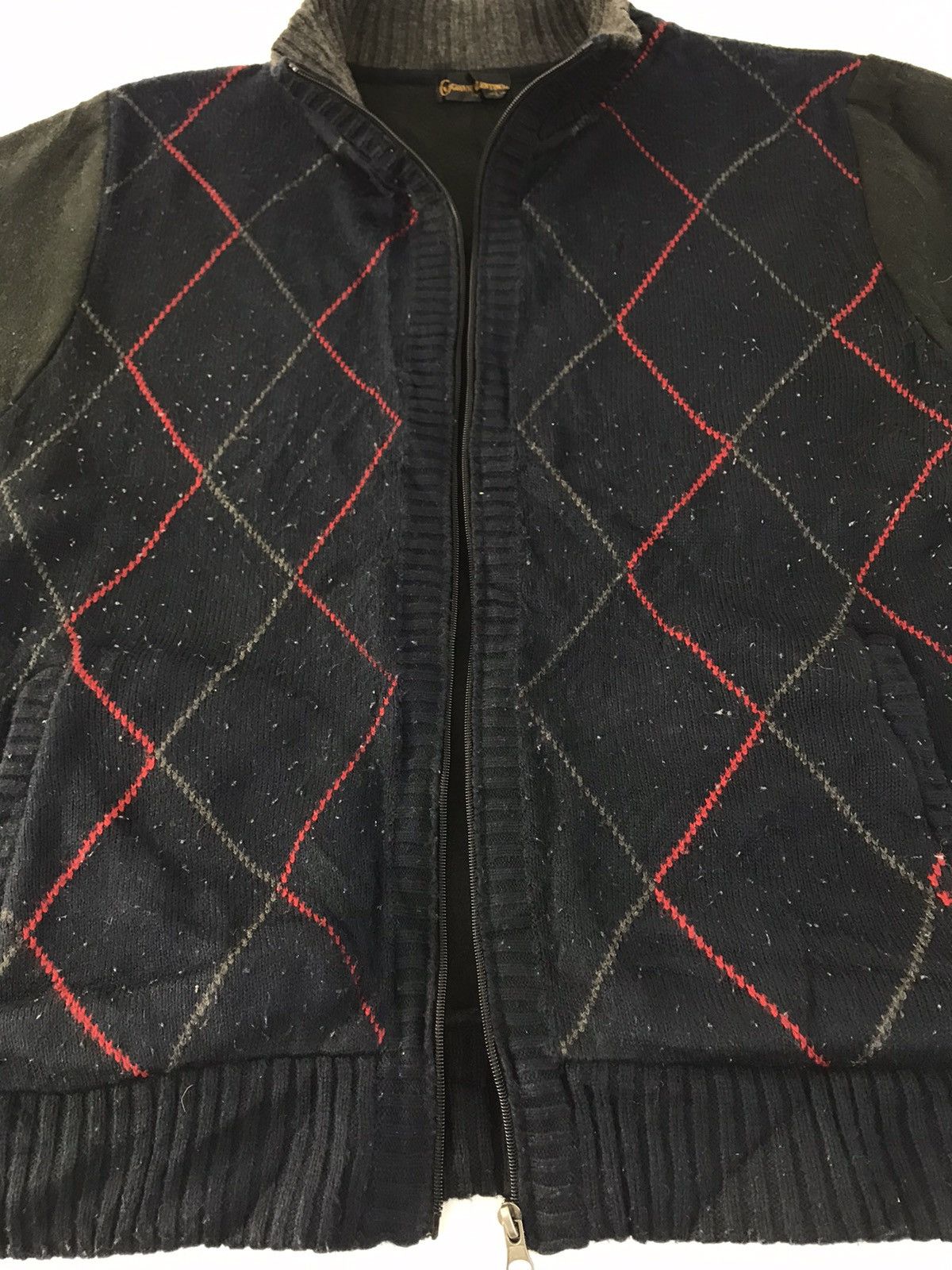 Designer Gianni Valentino Fleece Plaid Checked Japanese Brand Zip Up Size US M / EU 48-50 / 2 - 4 Thumbnail