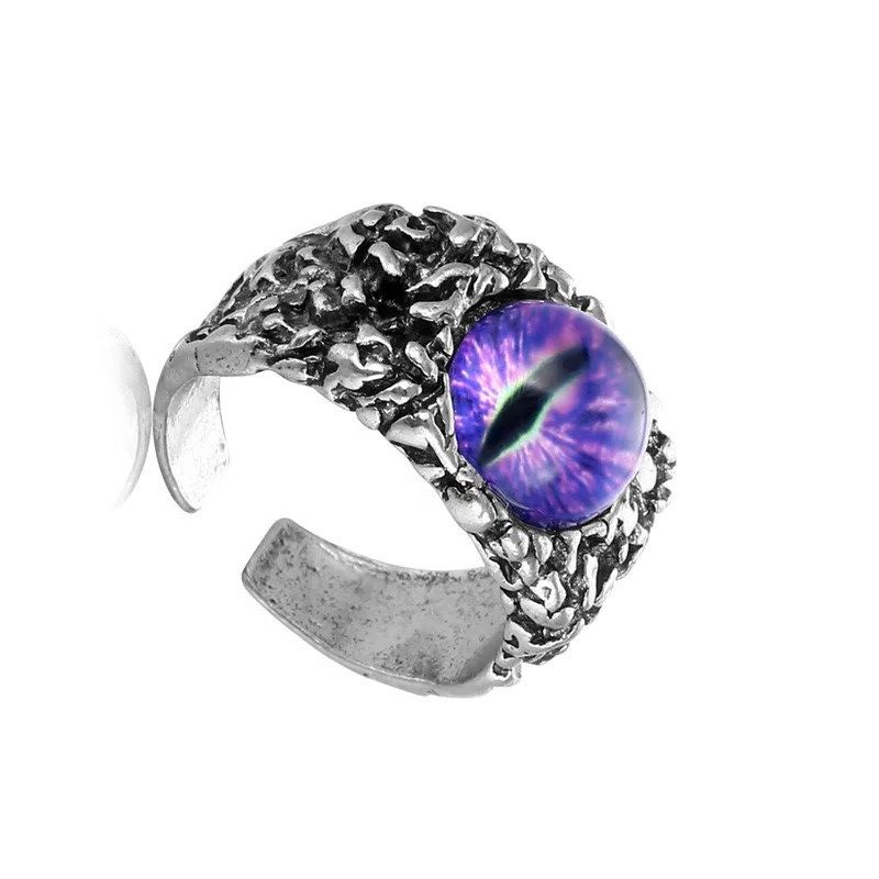 Jewelry Hip-hop Eye Dragon Ring Size ONE SIZE - 3 Thumbnail