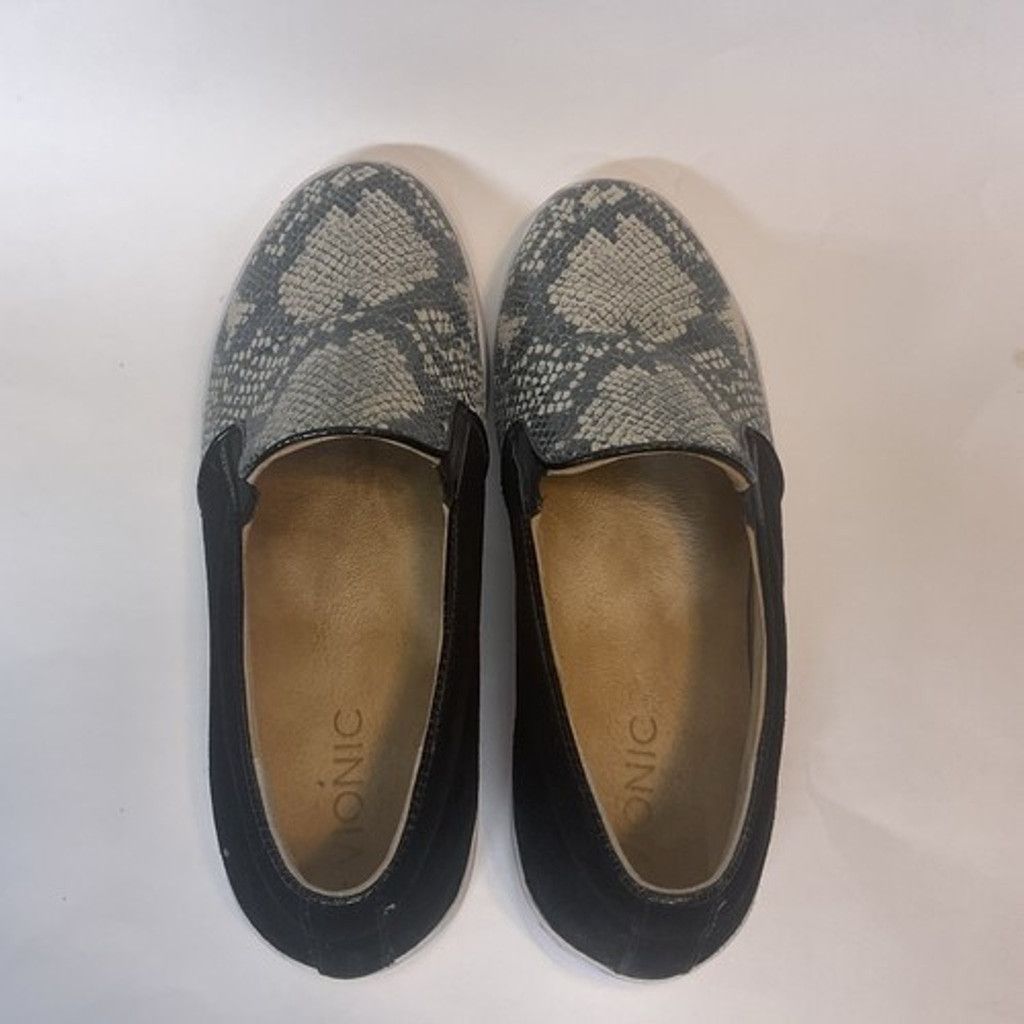 Vionic Vionic 356 MIDI Snake Leather Suede Slip On Loafers Women 9 Size US 9 / IT 39 - 8 Thumbnail