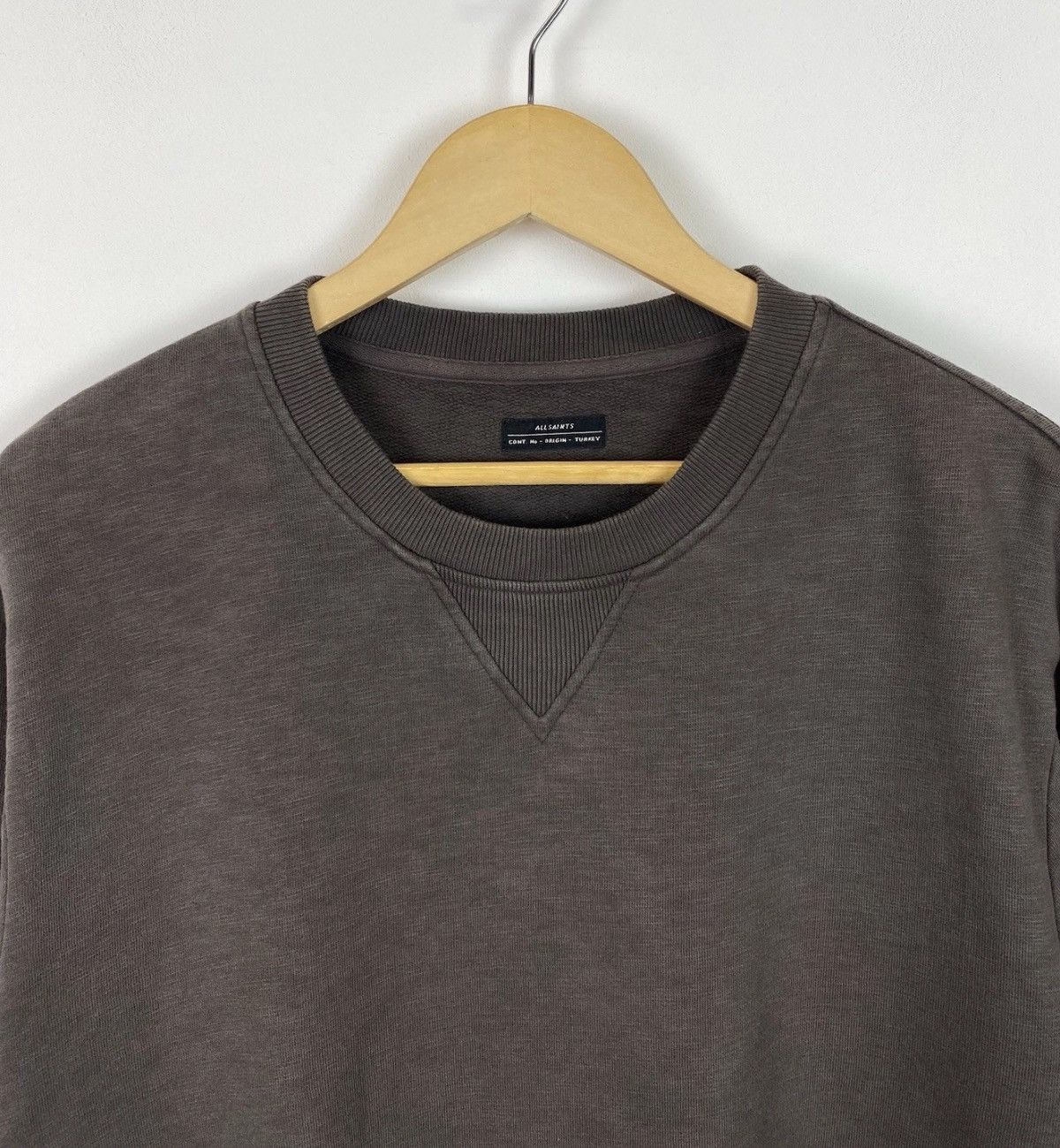 Allsaints Allsaints Debeo Crew Neck Sweatshirt Zip Logo Long Sleeve Size US L / EU 52-54 / 3 - 2 Thumbnail
