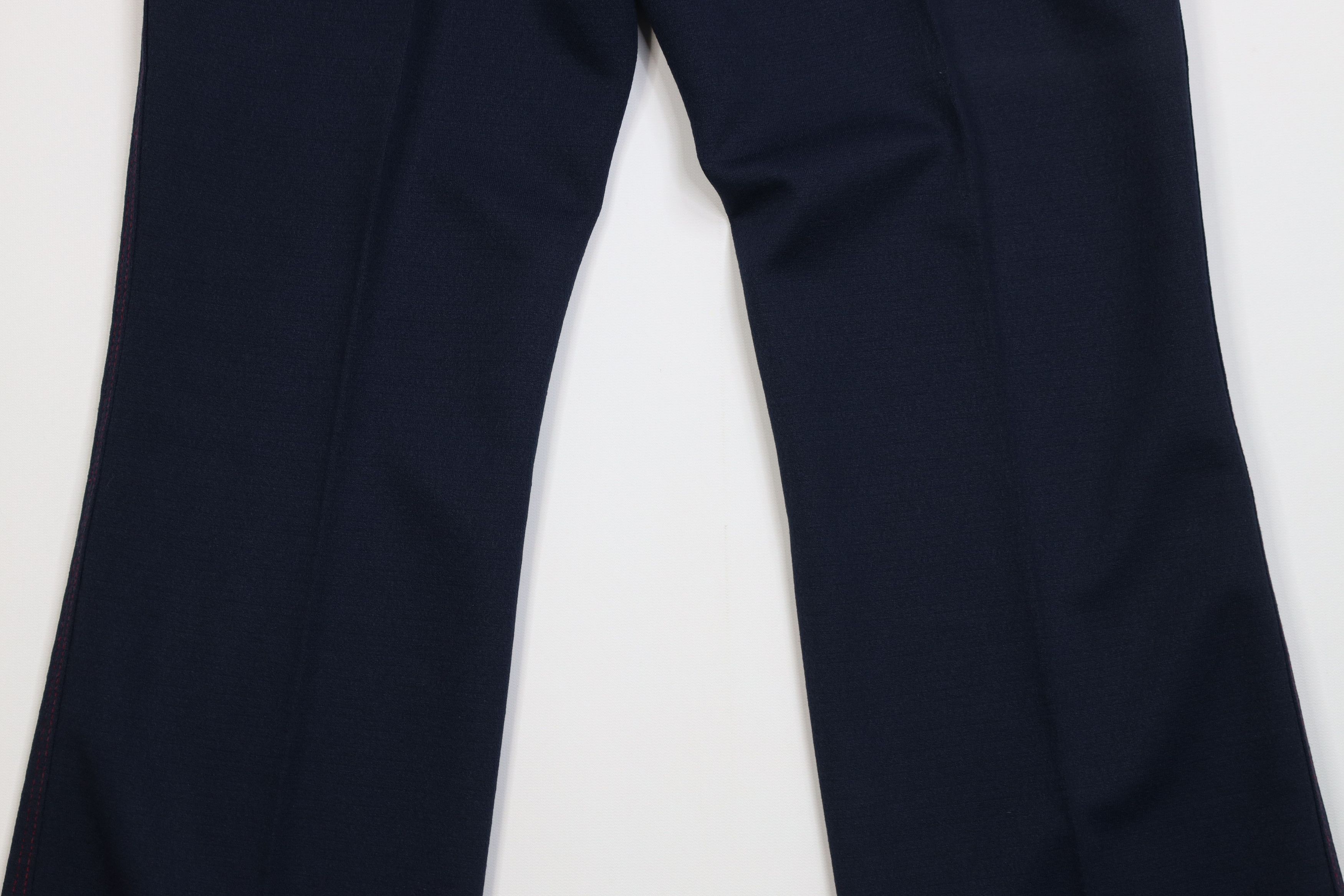 Vintage Vintage 70s Streetwear Flared Wide Leg Chino Pants Blue USA Size US 34 / EU 50 - 12 Thumbnail