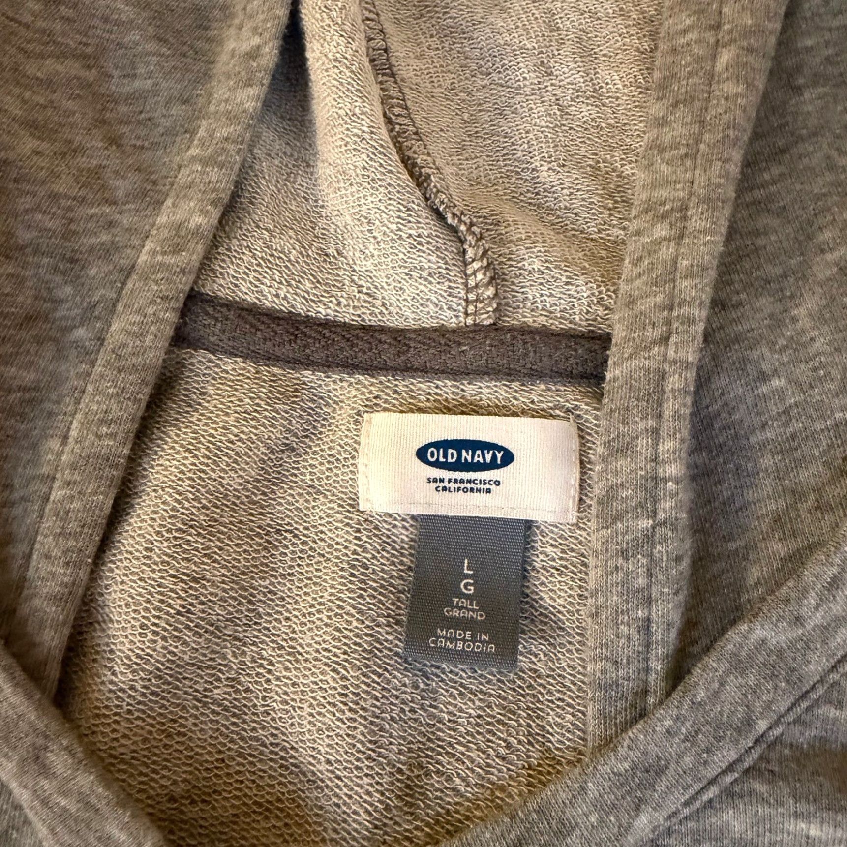 Old Navy Old Navy Gray Hoodie Sweatshirt Pullover Long Sleeve Comfort Mens Large Tall LT Hoodie Sweatshirt Pullover Gray Long Sleeve Mens LT Size US L / EU 52-54 / 3 - 2 Thumbnail
