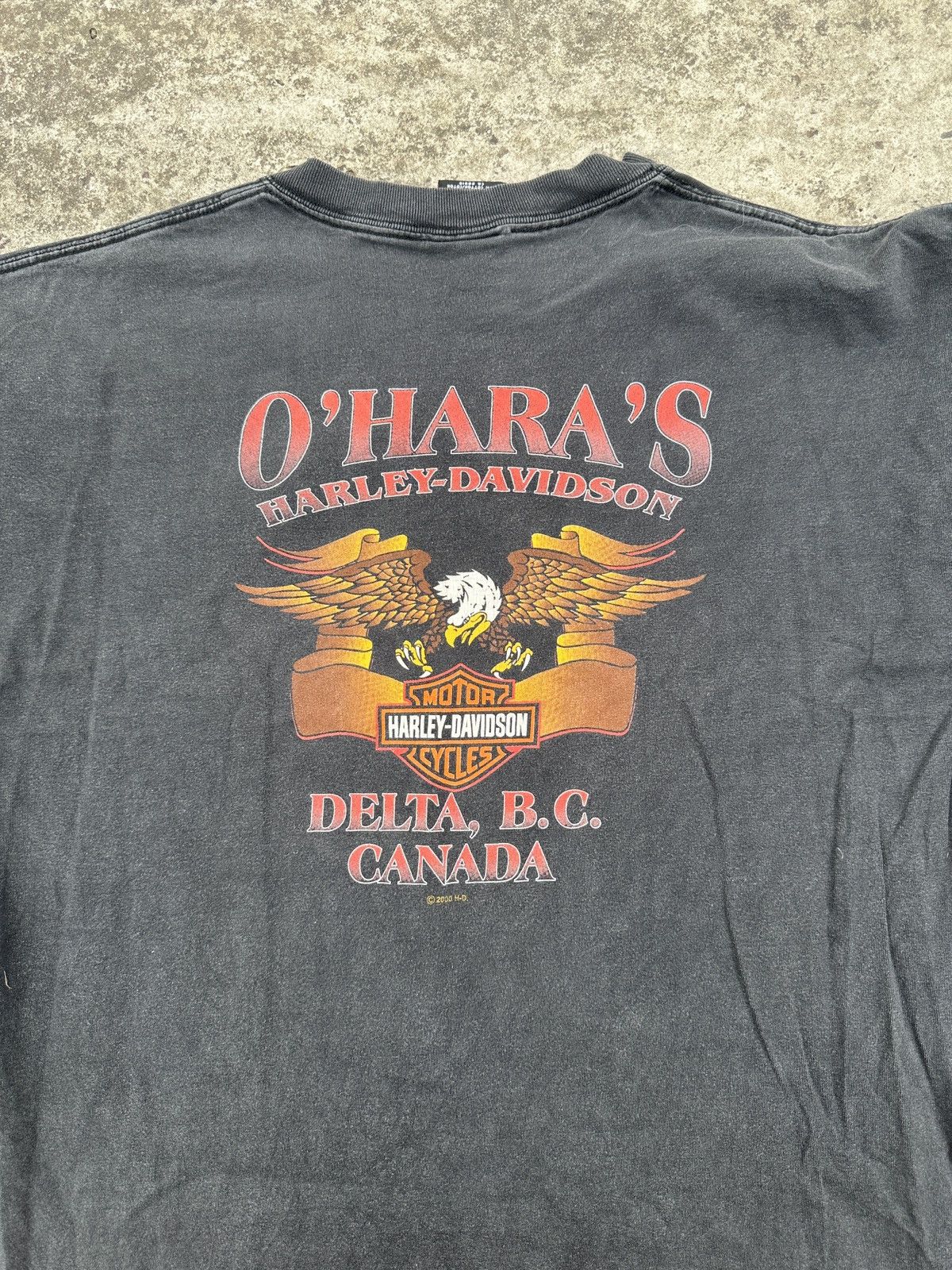 Harley Davidson × Vintage Vintage Harley Davidson O’hara’s Delta Logo 1998 Rare XL Size US XL / EU 56 / 4 - 4 Thumbnail
