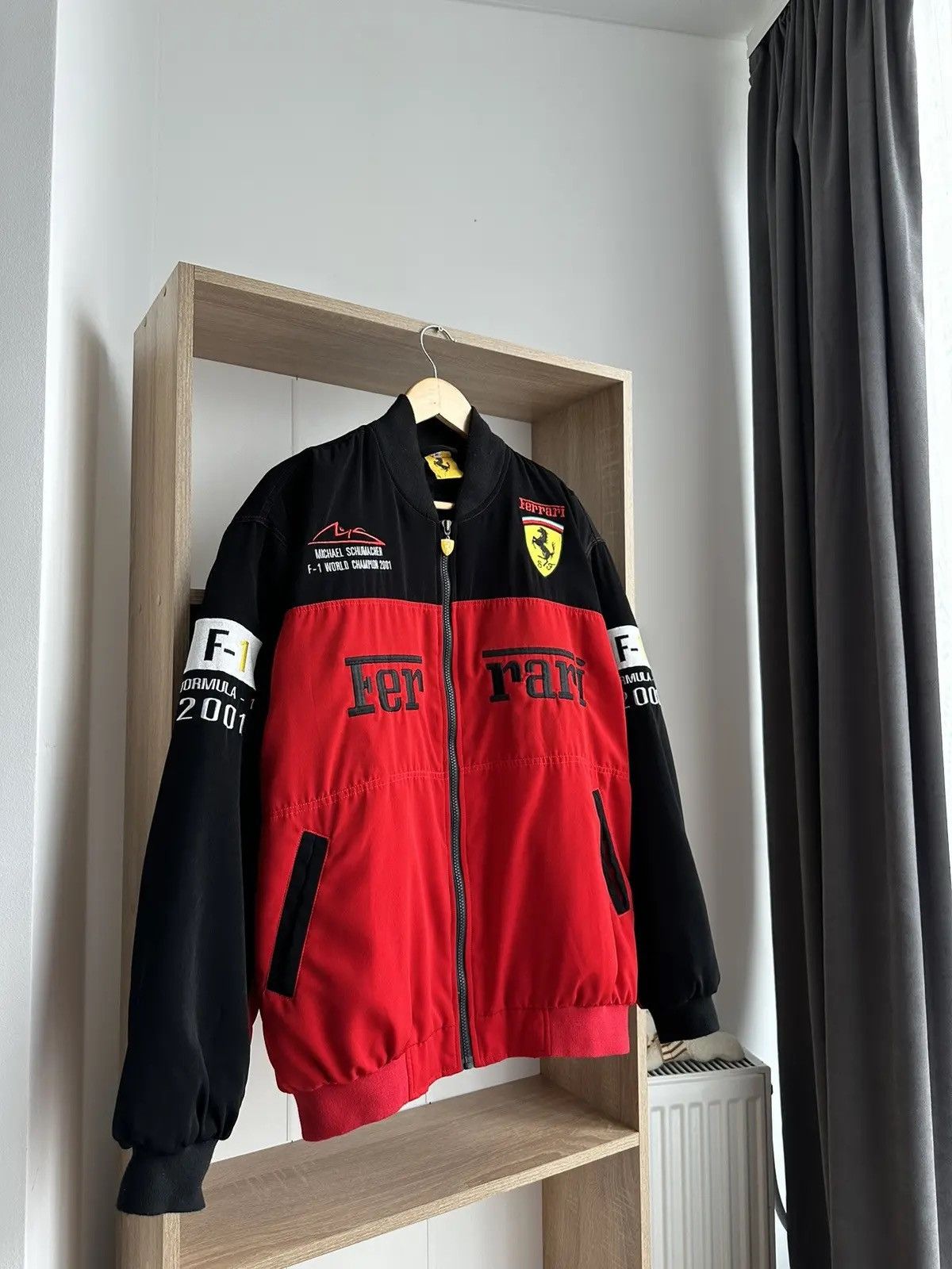 Ferrari × Formula 1 Vintage Ferrari Racing Red Formula Uno Jacket Size US M / EU 48-50 / 2 - 14 Thumbnail