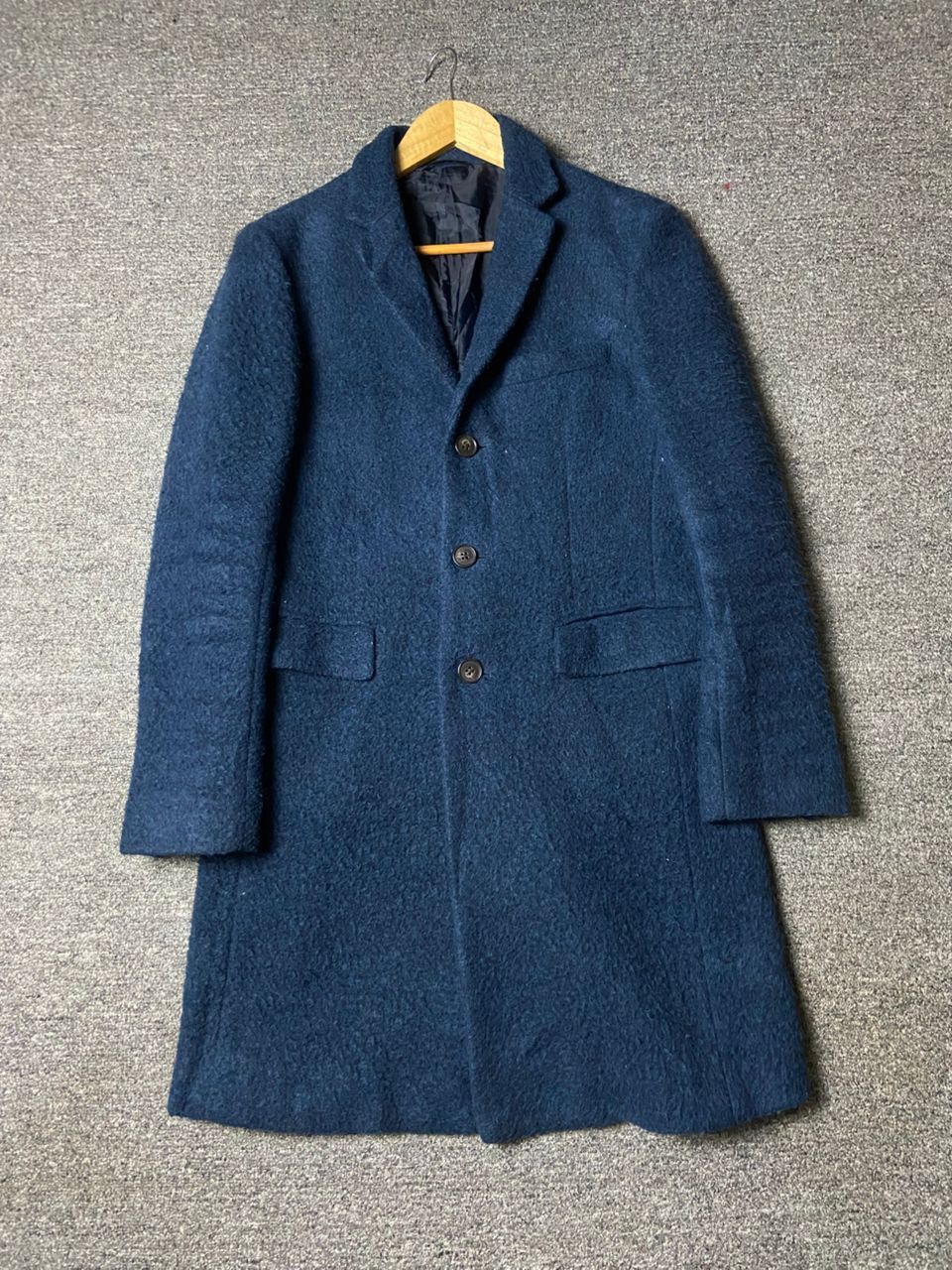 Katharine Hamnett London Hamnett Wool Blend Single Breasted Long Coat (174) Size US M / EU 48-50 / 2 - 1 Thumbnail
