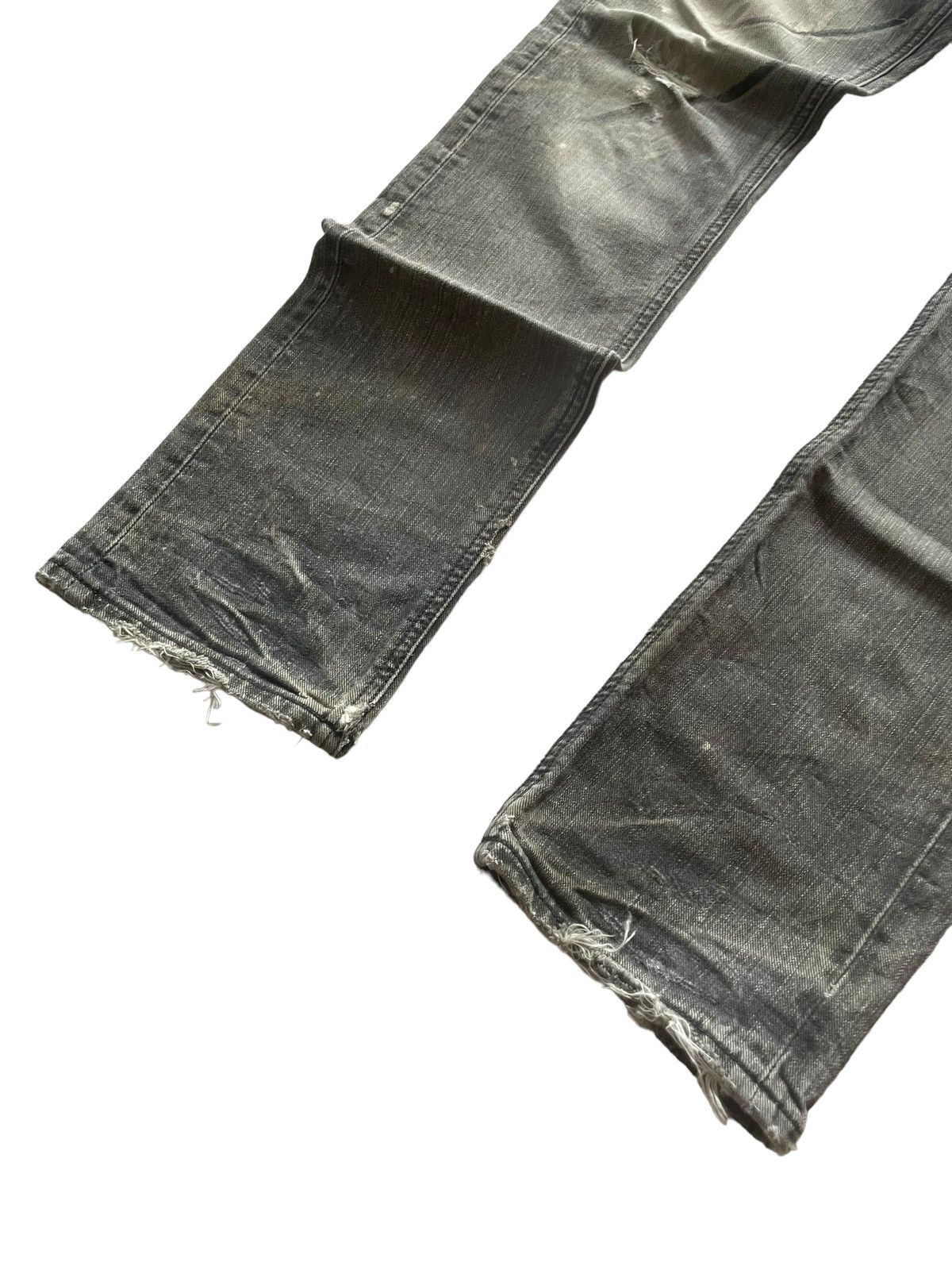 Hysteric Glamour × In The Attic × Lee Vintage Lee Japan Mud Claw Mark Distressed Denim Pants Size US 30 / EU 46 - 9 Thumbnail