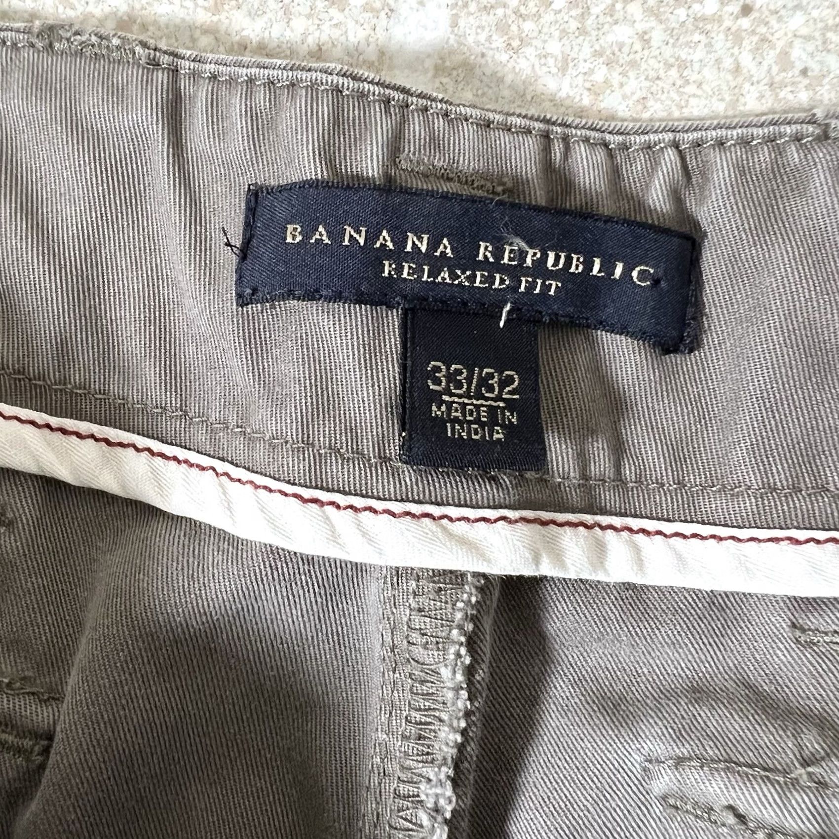 Banana Republic Banana Republic Cargo Pants Gray Relaxed Fit 32x30 Men Wide-Leg Baggy Pants Size US 32 / EU 48 - 4 Thumbnail
