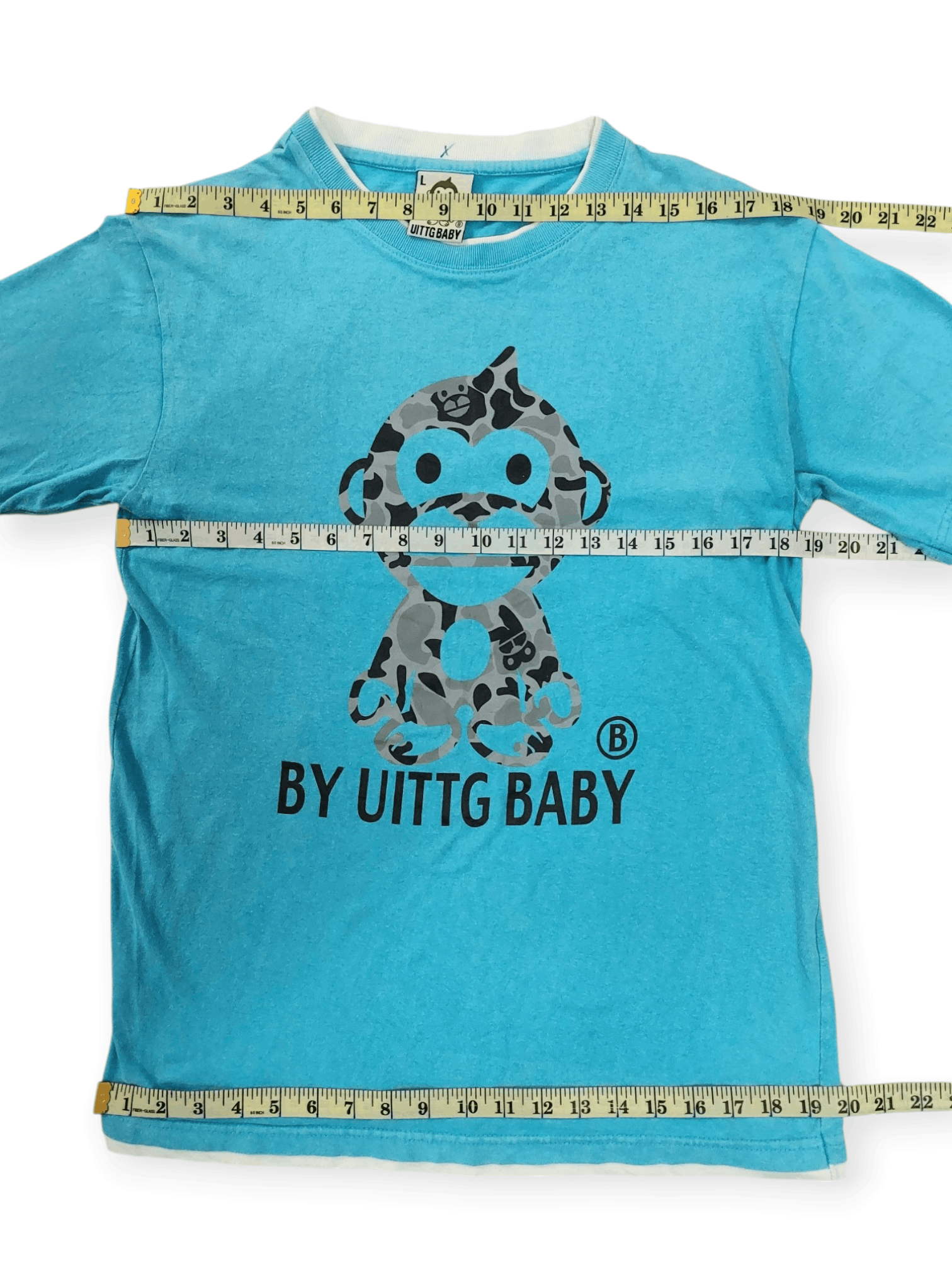 Vintage Uittg Baby Big Ape Logo T-shirt Size US L / EU 52-54 / 3 - 16 Thumbnail