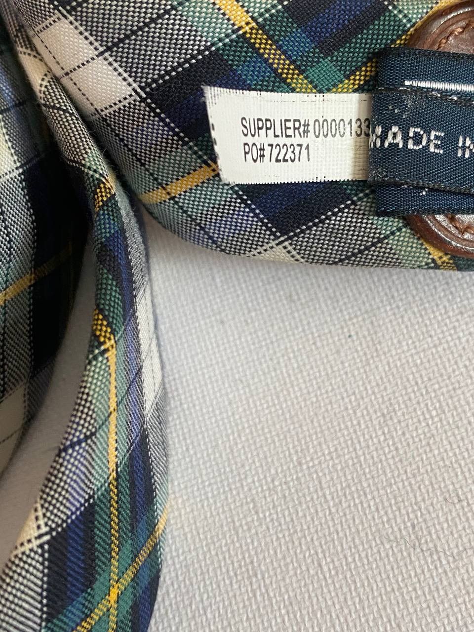 Polo Ralph Lauren POLO by RALPH LAUREN Plaid D-Ring BELT cotton / Leather Logo Size ONE SIZE - 5 Thumbnail