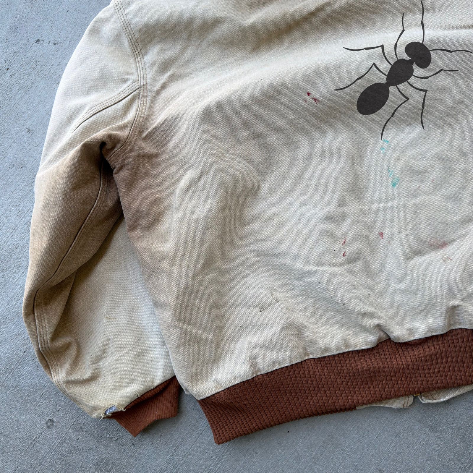 Carhartt × Vintage Carhartt faded brown hooded work wear jacket Size US XL / EU 56 / 4 - 7 Thumbnail