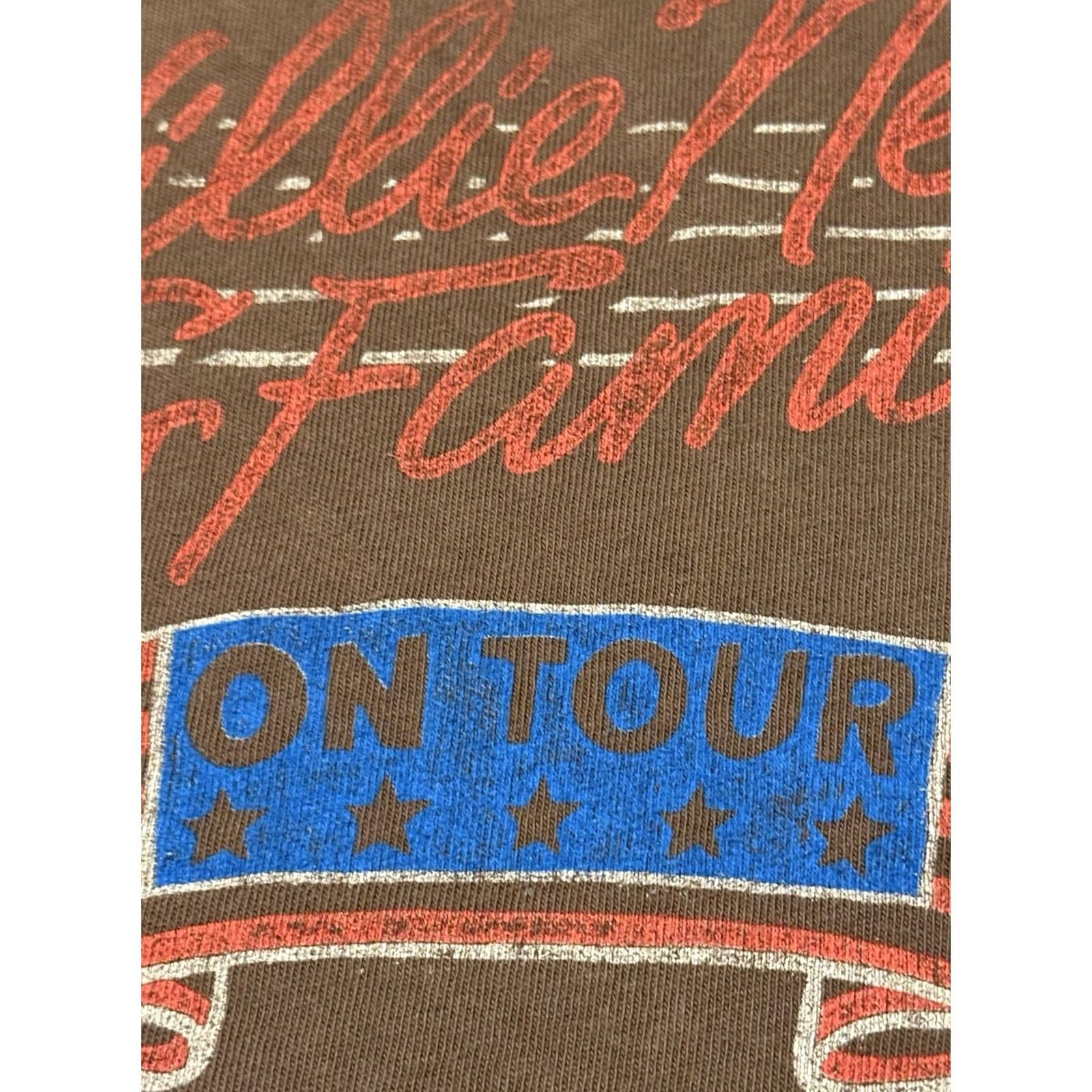 Vintage Daydreamer Willie Nelson & Family Tour Cropped T-Shirt M Women Washed Black Cowboys Western Country Rock Hipster 90s? No, 70s? Size M / US 6-8 / IT 42-44 - 5 Thumbnail