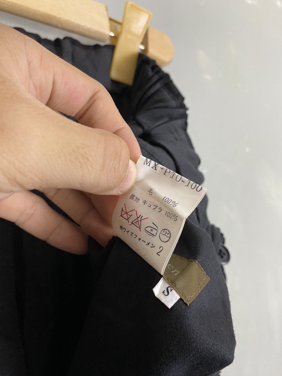 Yohji Yamamoto Y’s 90s Wool Straight Cut Trouser Size US 30 / EU 46 - 10 Thumbnail