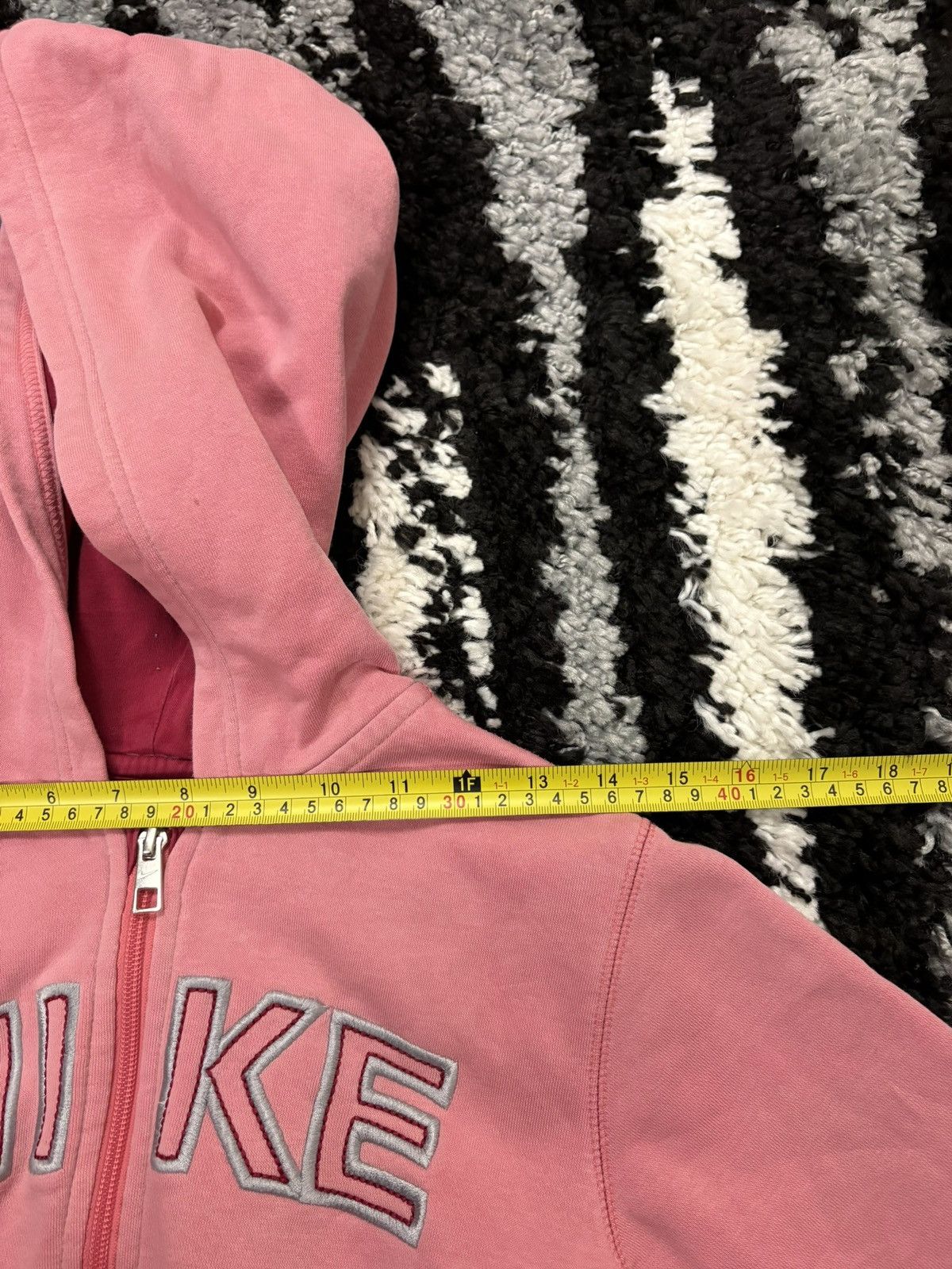 Nike Y2K vintage spellout nike zip up hoodie Size XS / US 0-2 / IT 36-38 - 7 Thumbnail