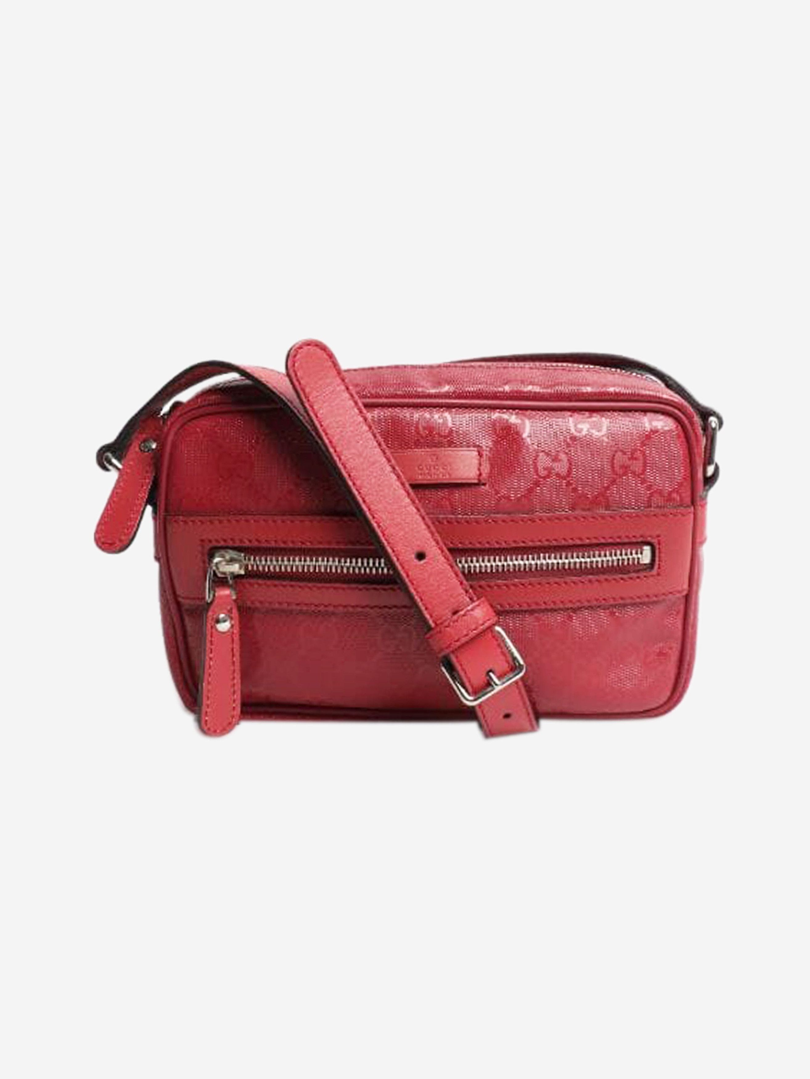 Gucci Red GG coated canvas bag Size ONE SIZE - 1 Thumbnail