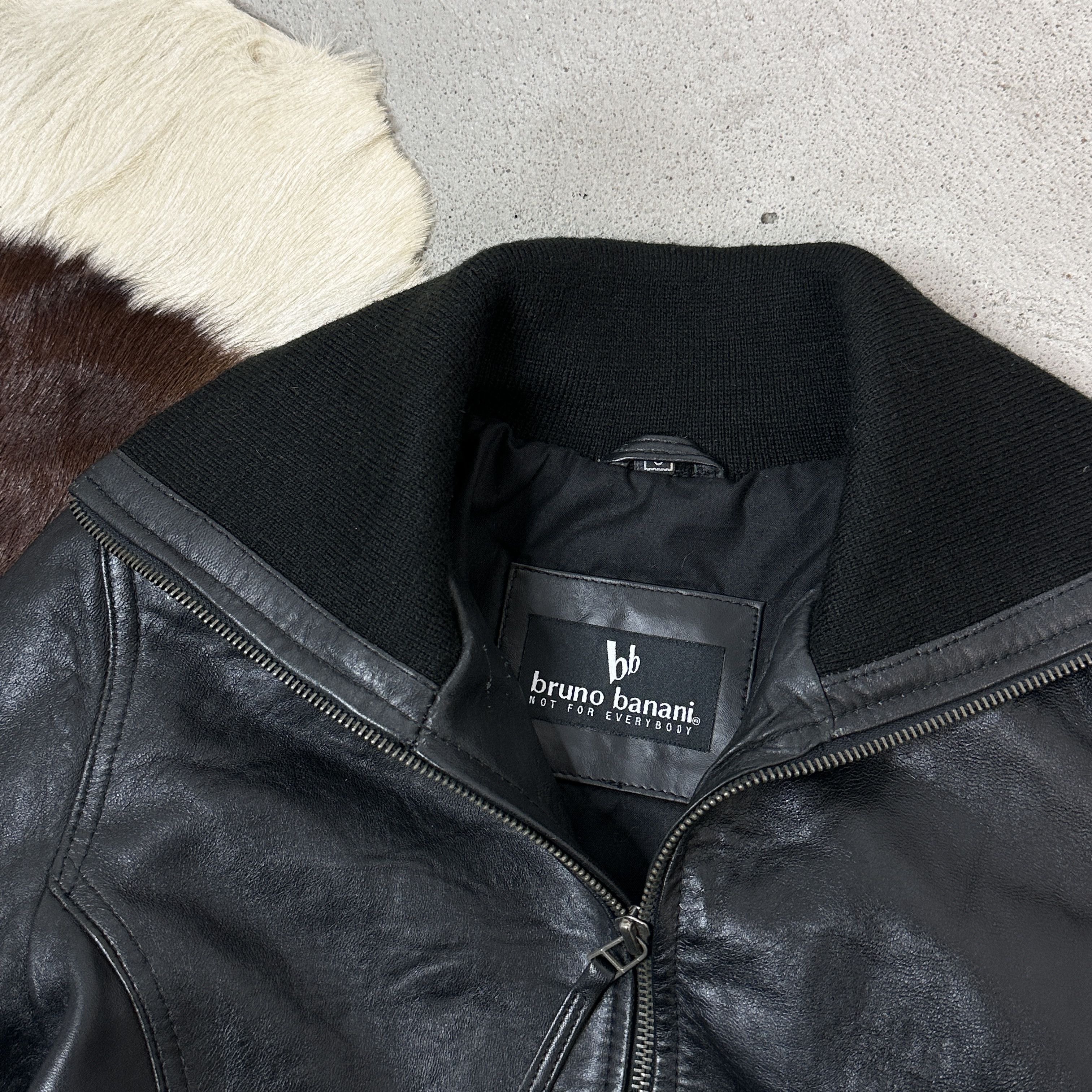 Vintage Women's leather jacket Bruno Banani Size S / US 4 / IT 40 - 2 Thumbnail