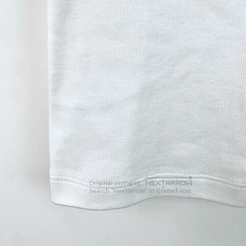 Chanel Chanel White camelia relief cotton round-neck short-sleeve Size XXS / US 00 / IT 34 - 5 Thumbnail