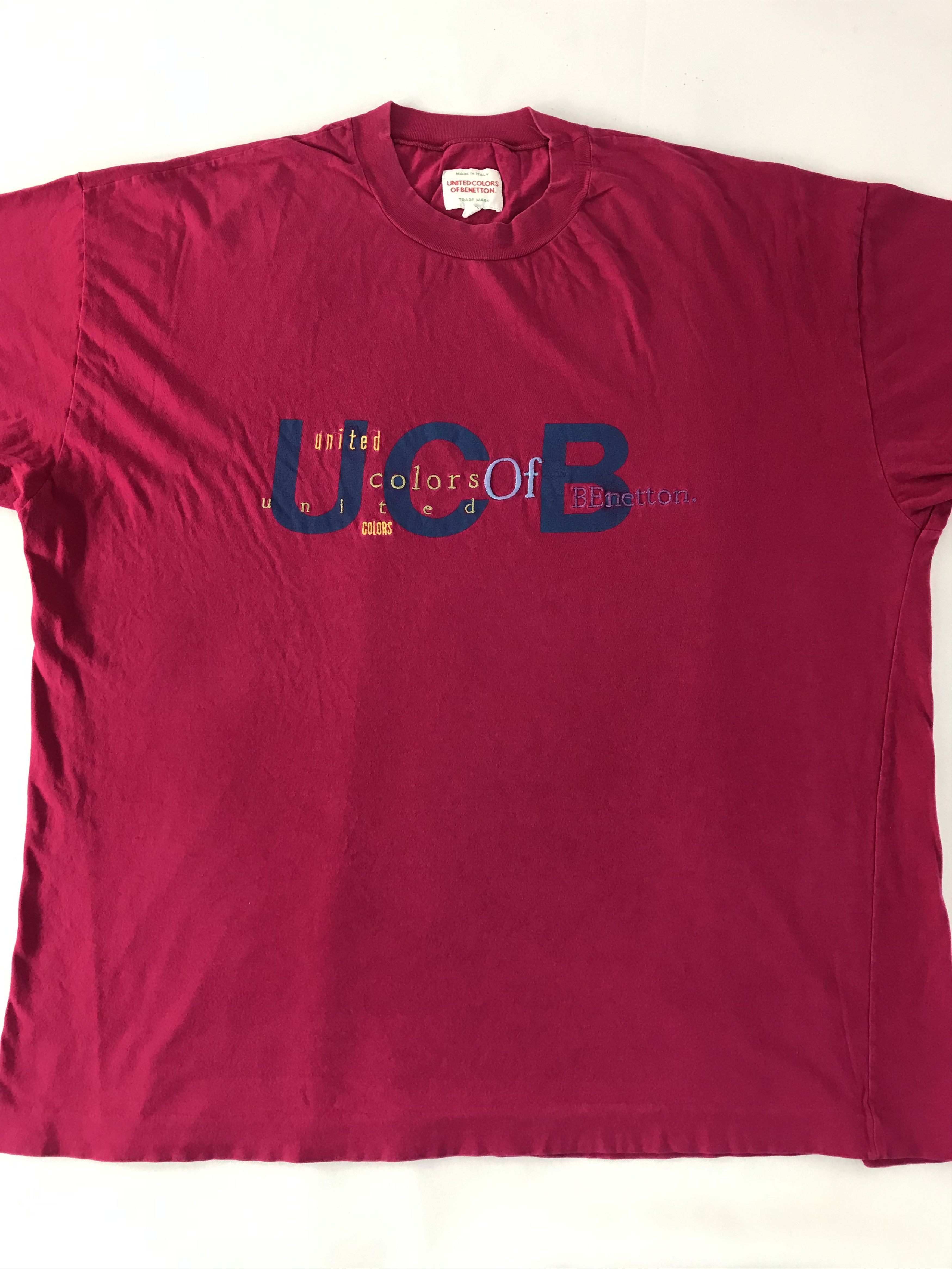 United Colors Of Benetton UCB United Colors Benetton Embroidery Logo Printed Tee Size US XL / EU 56 / 4 - 3 Thumbnail