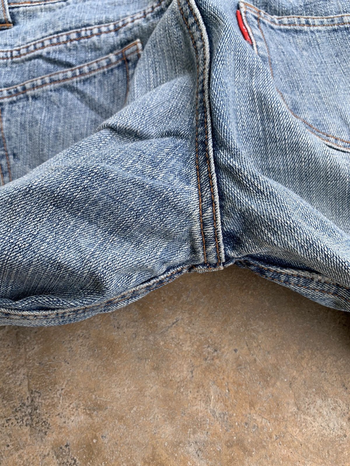 Japanese Brand Earth Music Ecology Selvedge Distressed Denim Size US 28 / EU 44 - 20 Thumbnail
