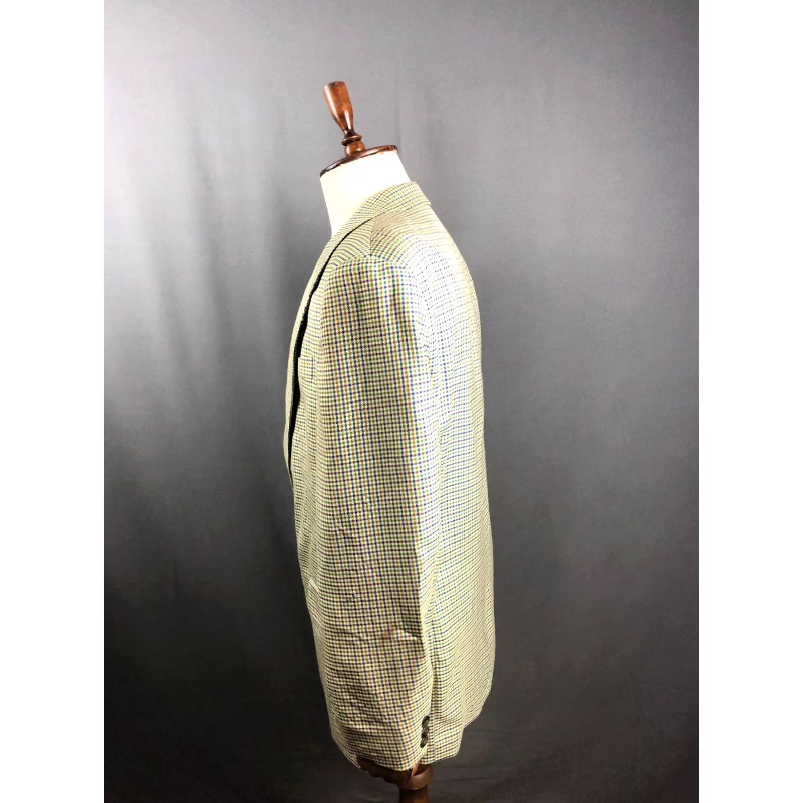 Suitsupply Suitsupply Blazer Wool Ivory Men Check Blazer Size 44L - 2 Thumbnail