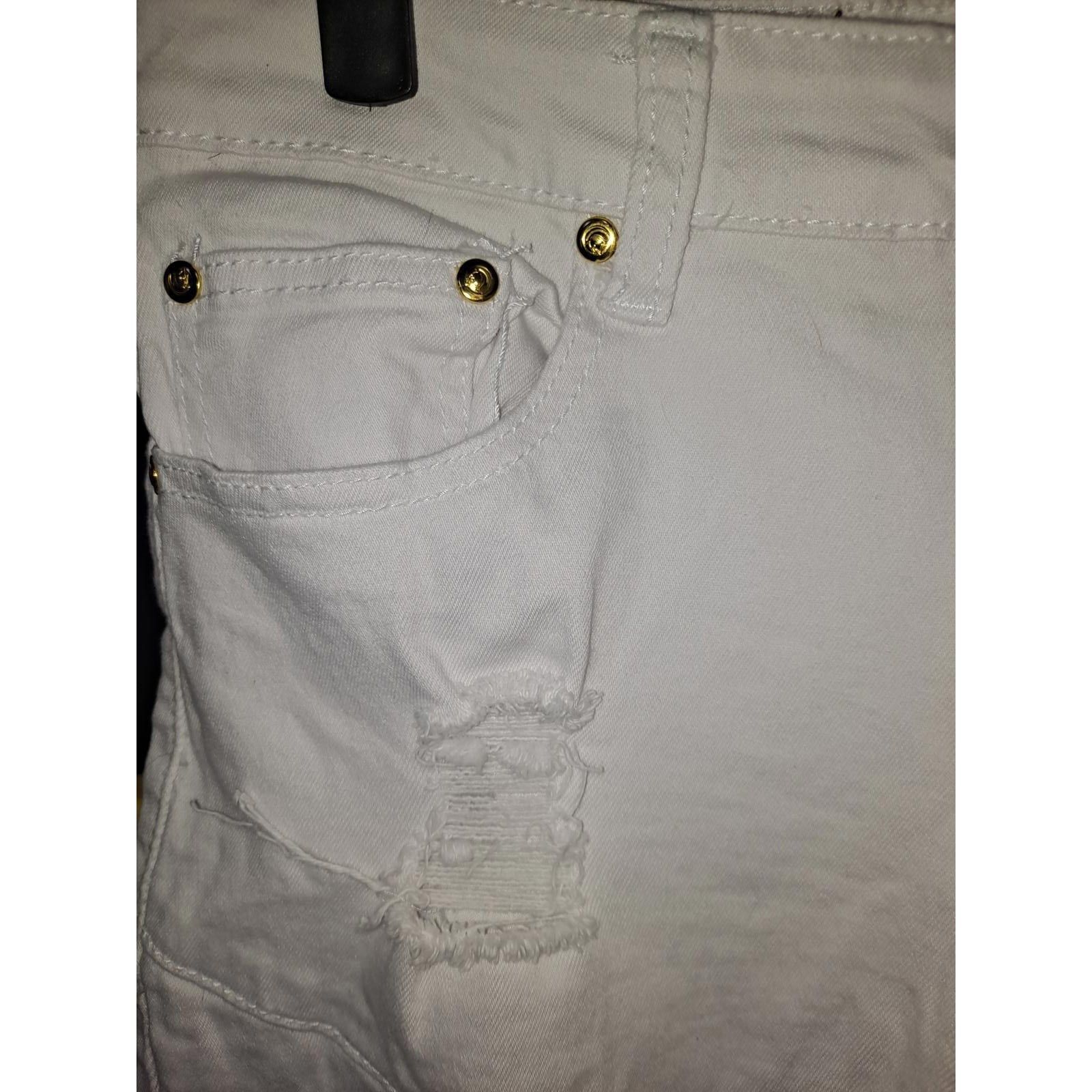 Other Argonaut Distressed White Ultra Slim Jeans Size 34x32 Size US 34 / EU 50 - 9 Thumbnail