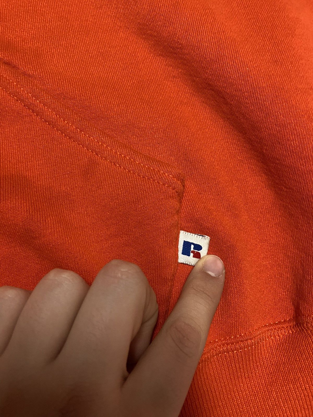 Russell Athletic × Vintage Vintage 90’s Clemson Thrashed Russell Athletic Hoodie XXL Size US XXL / EU 58 / 5 - 3 Thumbnail