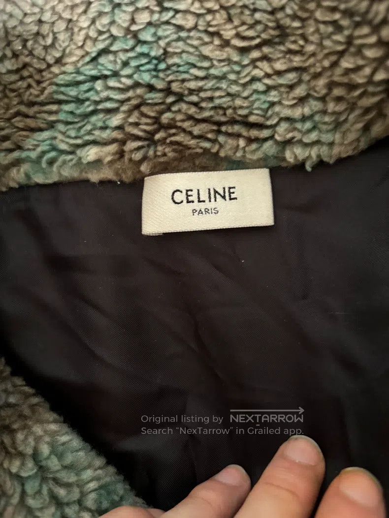Celine CELINE Camouflage Teddy Fleece Jacket Size US M / EU 48-50 / 2 - 7 Thumbnail
