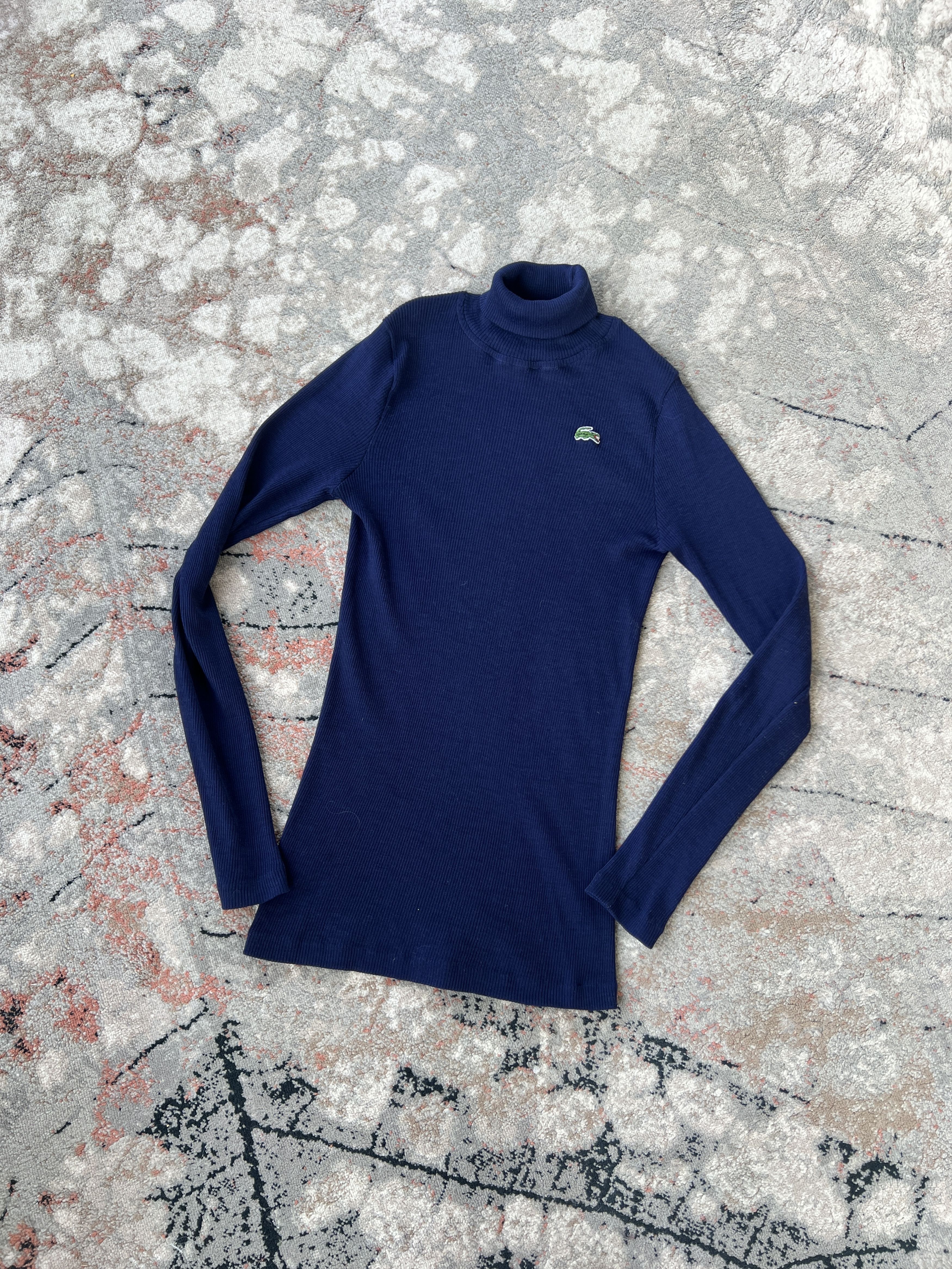 Lacoste Vintage Lacoste Turtleneck Size US S / EU 44-46 / 1 - 1 Thumbnail