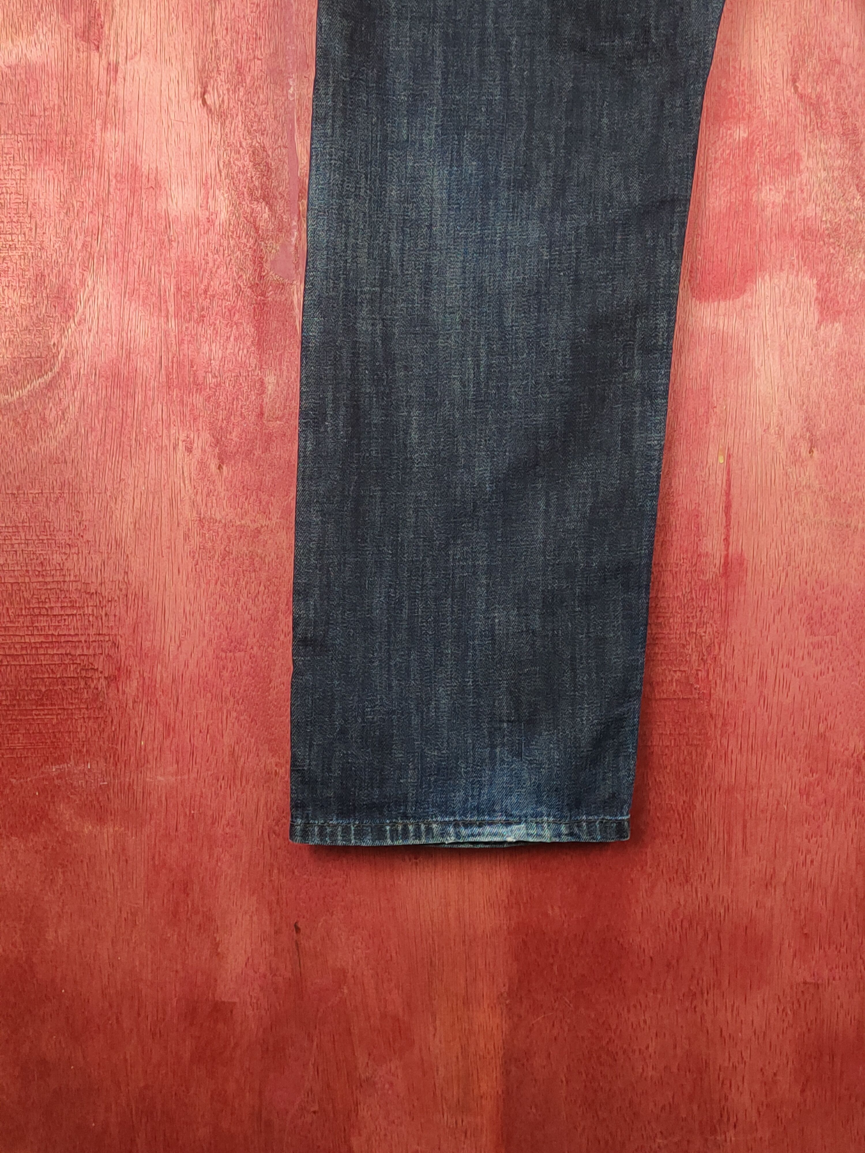 Armani Exchange Armani Exchange Dark Blue distressed jeans Denim #S1621 Size US 33 - 9 Thumbnail