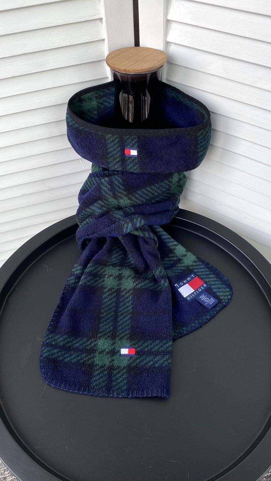 Tommy Hilfiger × Vintage Vintage Tommy Hilfiger Old Money Scarf and Bandage Headband Size ONE SIZE - 1 Thumbnail