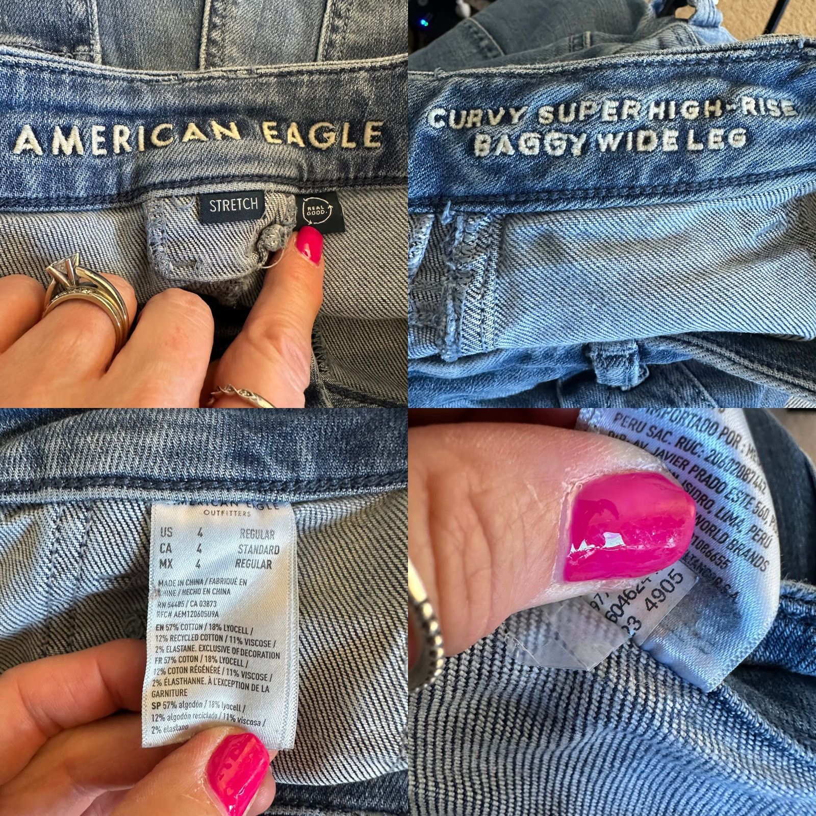 American Eagle Outfitters VINTAGE? No. Size 27" / US 4 / IT 40 - 8 Thumbnail