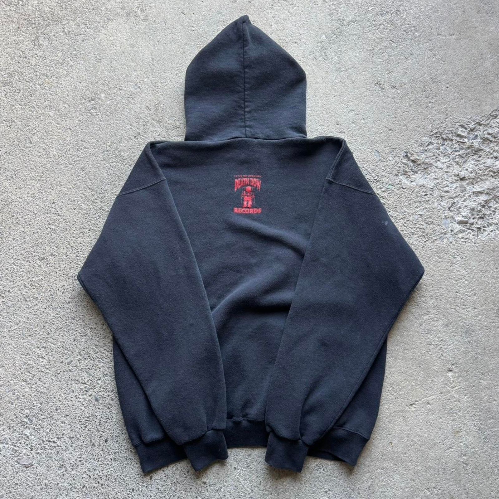 Death Row Records × Rap Tees × Vintage 90s Tupac “All Eyez on Me” Death Row Records Rap Hoodie Size US L / EU 52-54 / 3 - 5 Thumbnail