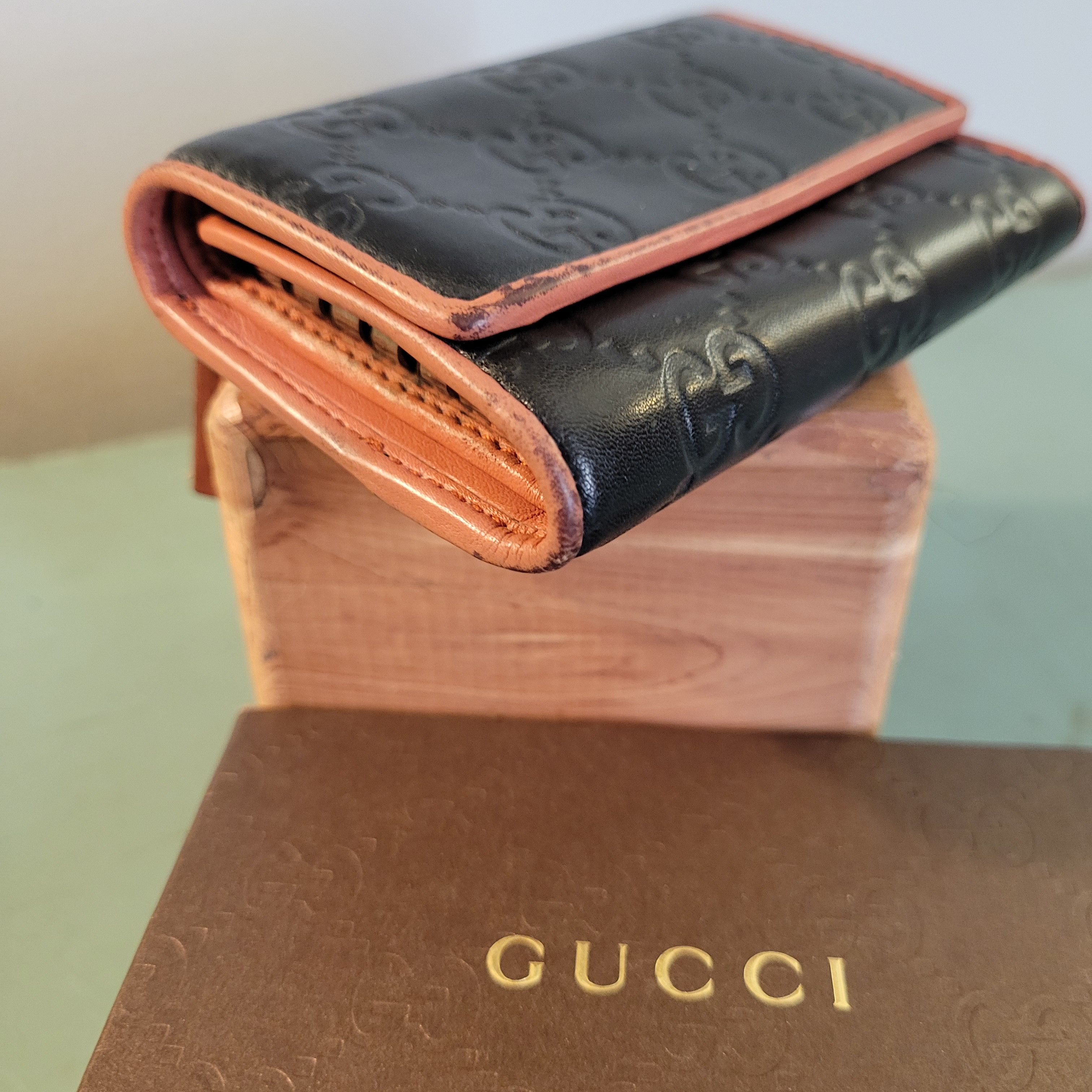 Gucci Gucci Sima 3-in-one Pocket Organizer Wallet Key Case w/Box Size ONE SIZE - 6 Thumbnail