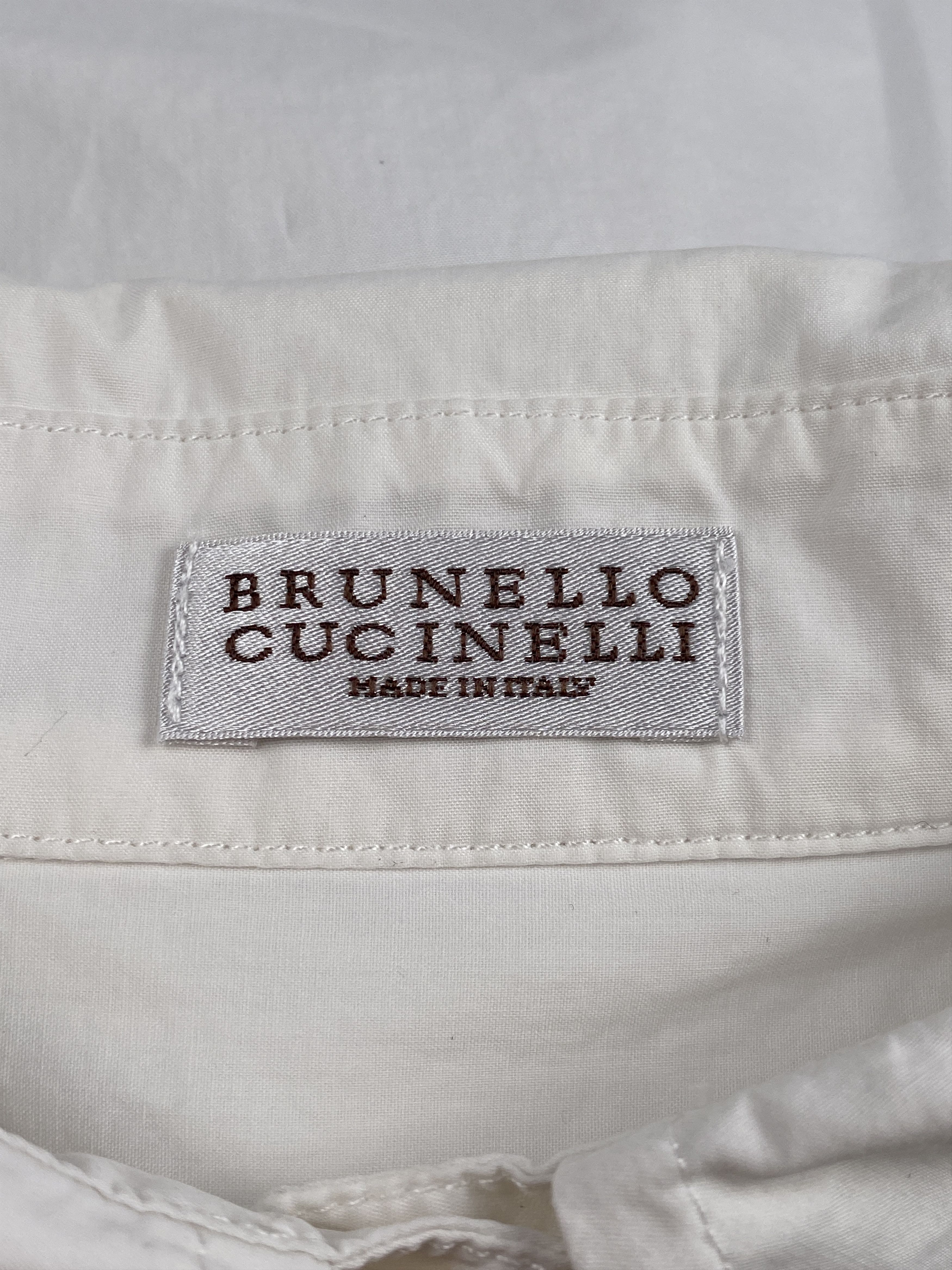 Brunello Cucinelli Poplin Shirt Dress Size XS / US 0-2 / IT 36-38 - 14 Thumbnail