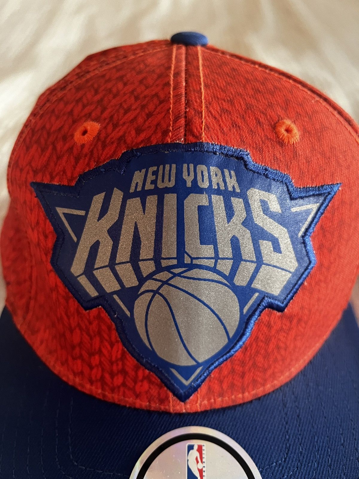 Adidas New York Knicks Official Team Adidas Cap Blue Orange Size ONE SIZE - 3 Thumbnail