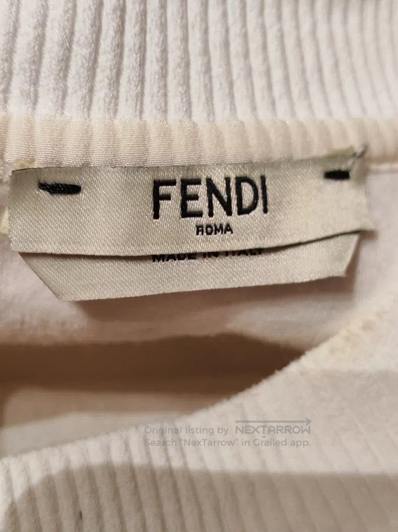 Fendi Fendi White short hoodie Size XS / US 0-2 / IT 36-38 - 3 Thumbnail