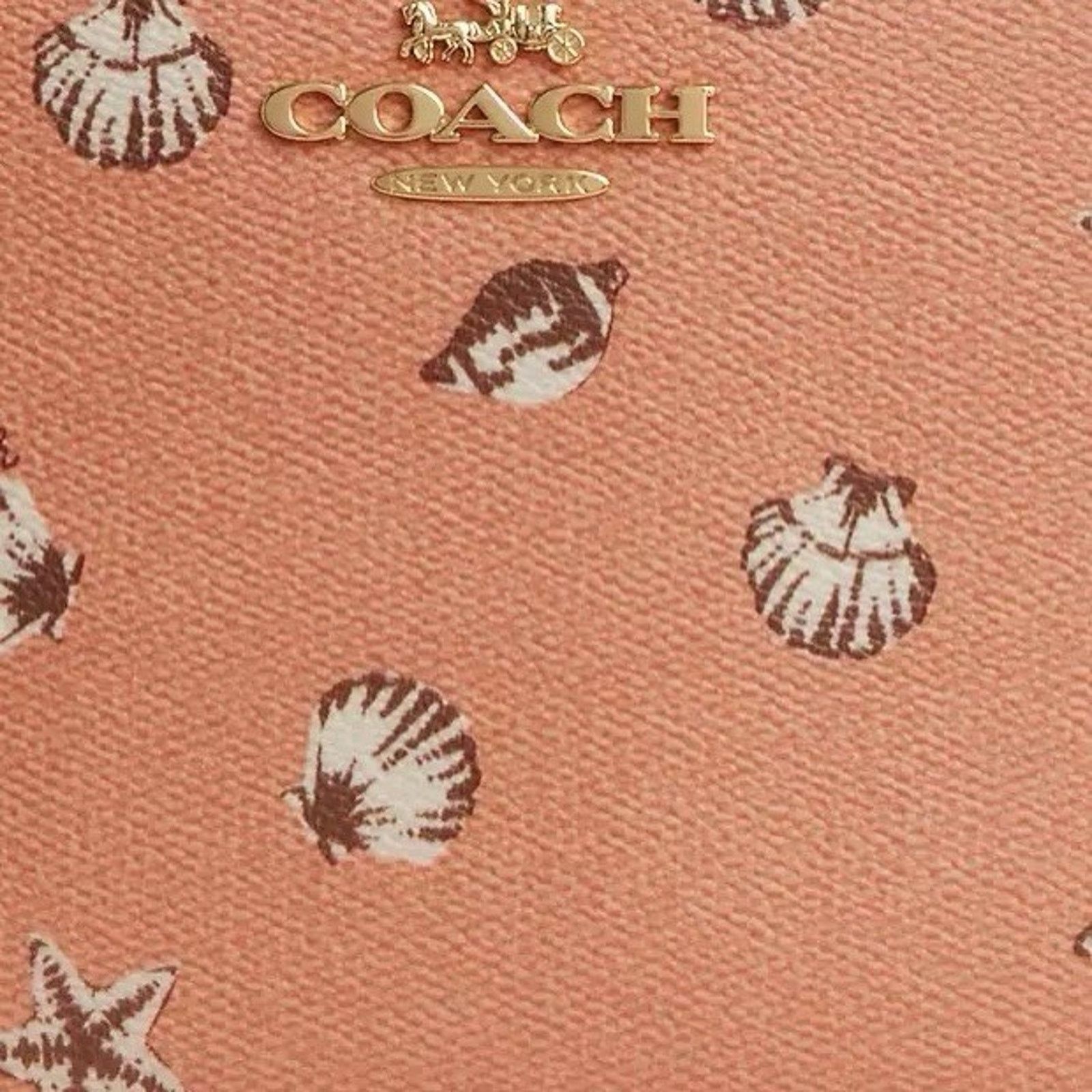 Coach NWT COACH Jamie Camera Bag Shell CBM17, Coral/Sunrise Size ONE SIZE - 9 Thumbnail