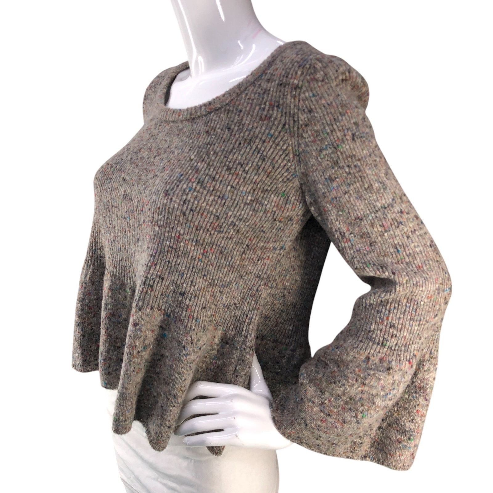 Stella McCartney Stella McCartney Size 40 US M Sweater Bell Sleeve Peplum Size M / US 6-8 / IT 42-44 - 4 Thumbnail