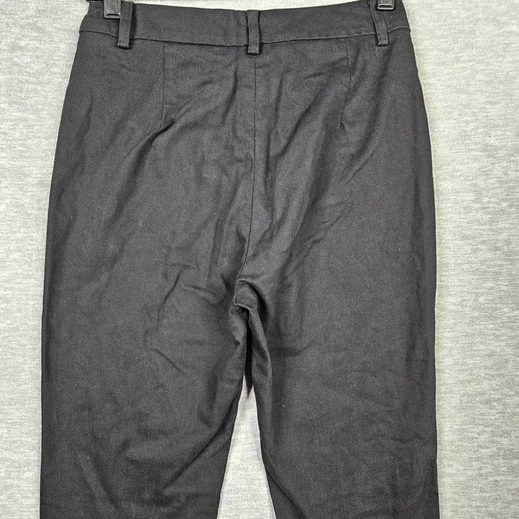Apiece Apart APIECE APART Women’s Black Flat Front Casual Pant Size 2 Made in USA Size 26" / US 2 / IT 38 - 7 Thumbnail