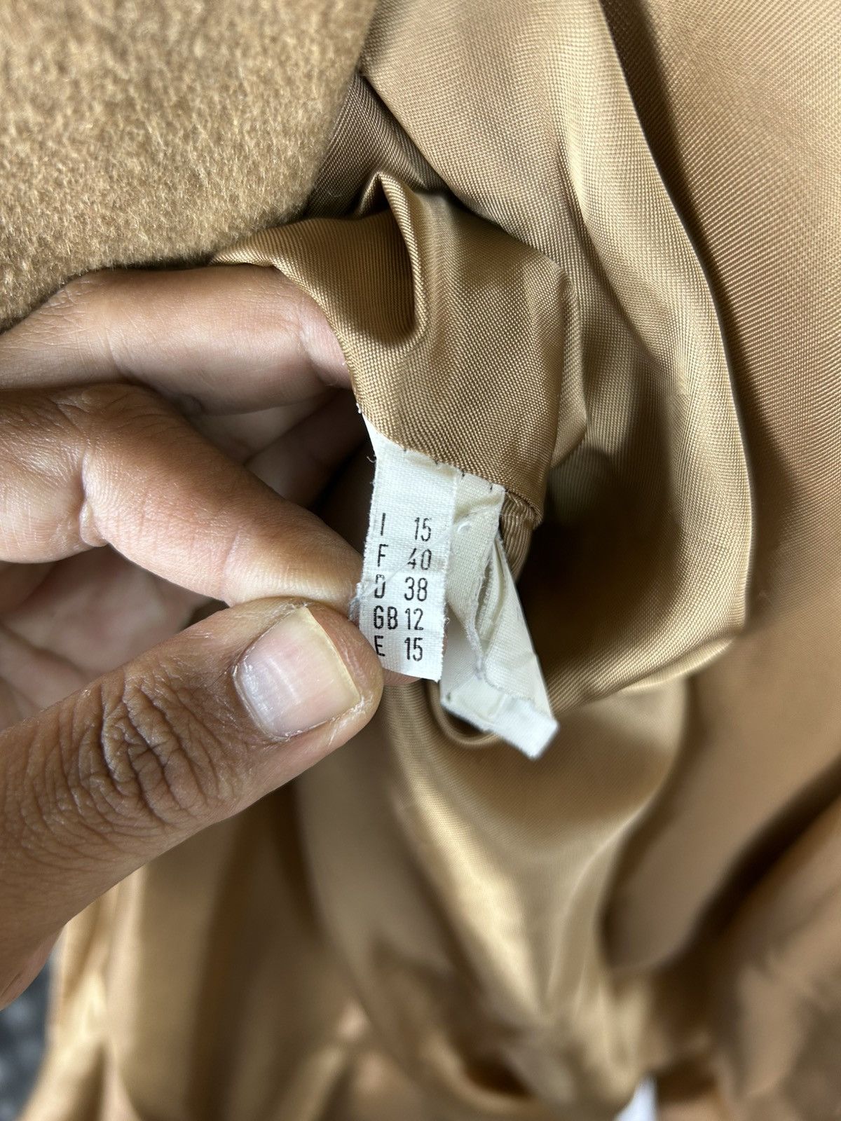 Designer × Krizia × Vintage ⚡️Vintage Perte By Krizia Cashmere Button Long Coat Jacket Size M / US 6-8 / IT 42-44 - 10 Thumbnail