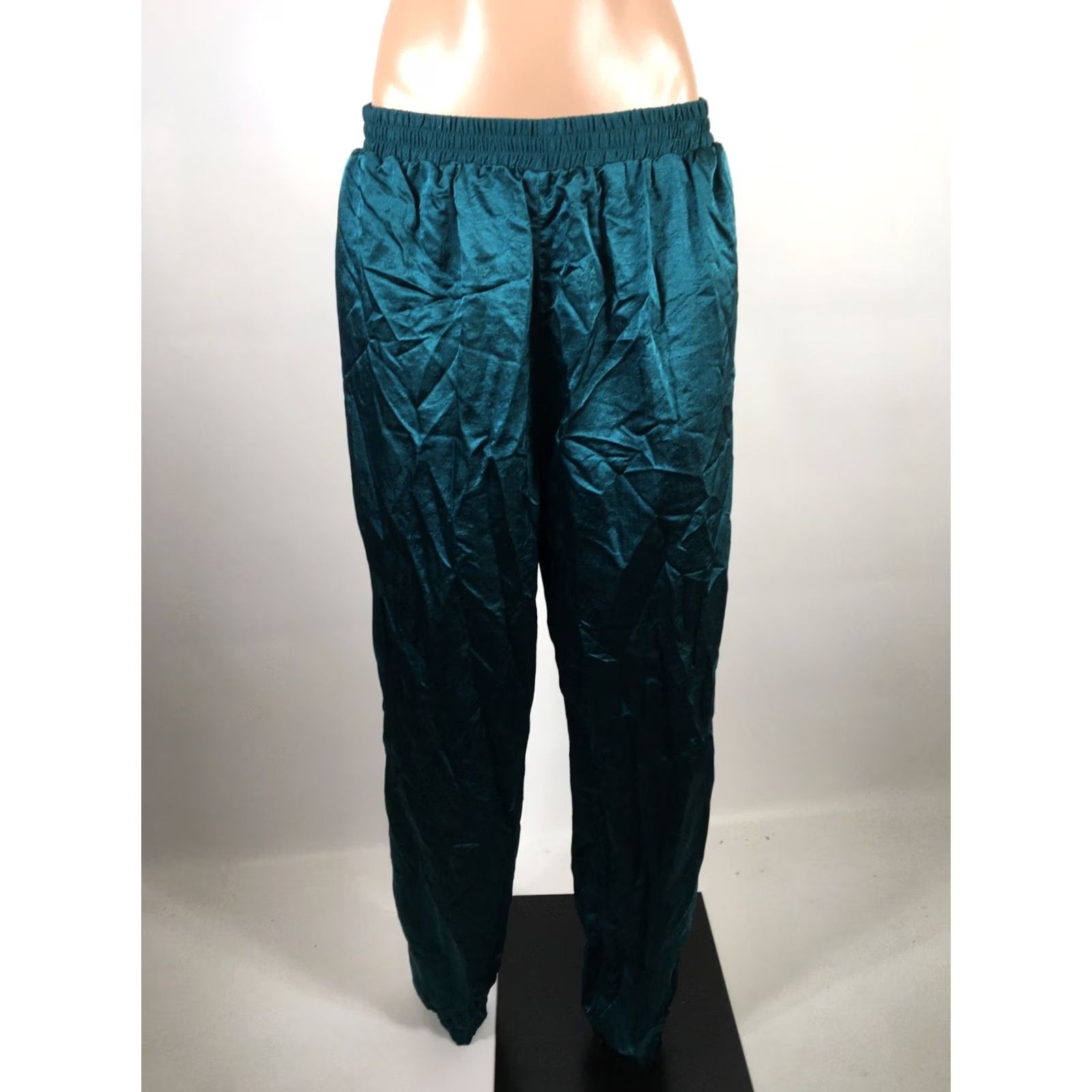 Vintage Vintage Lavon Womens Tracksuit 2 Piece Jacket & Pants XL Satin Velvet NWT NEW 80s Size 40" / US 18 - 6 Thumbnail
