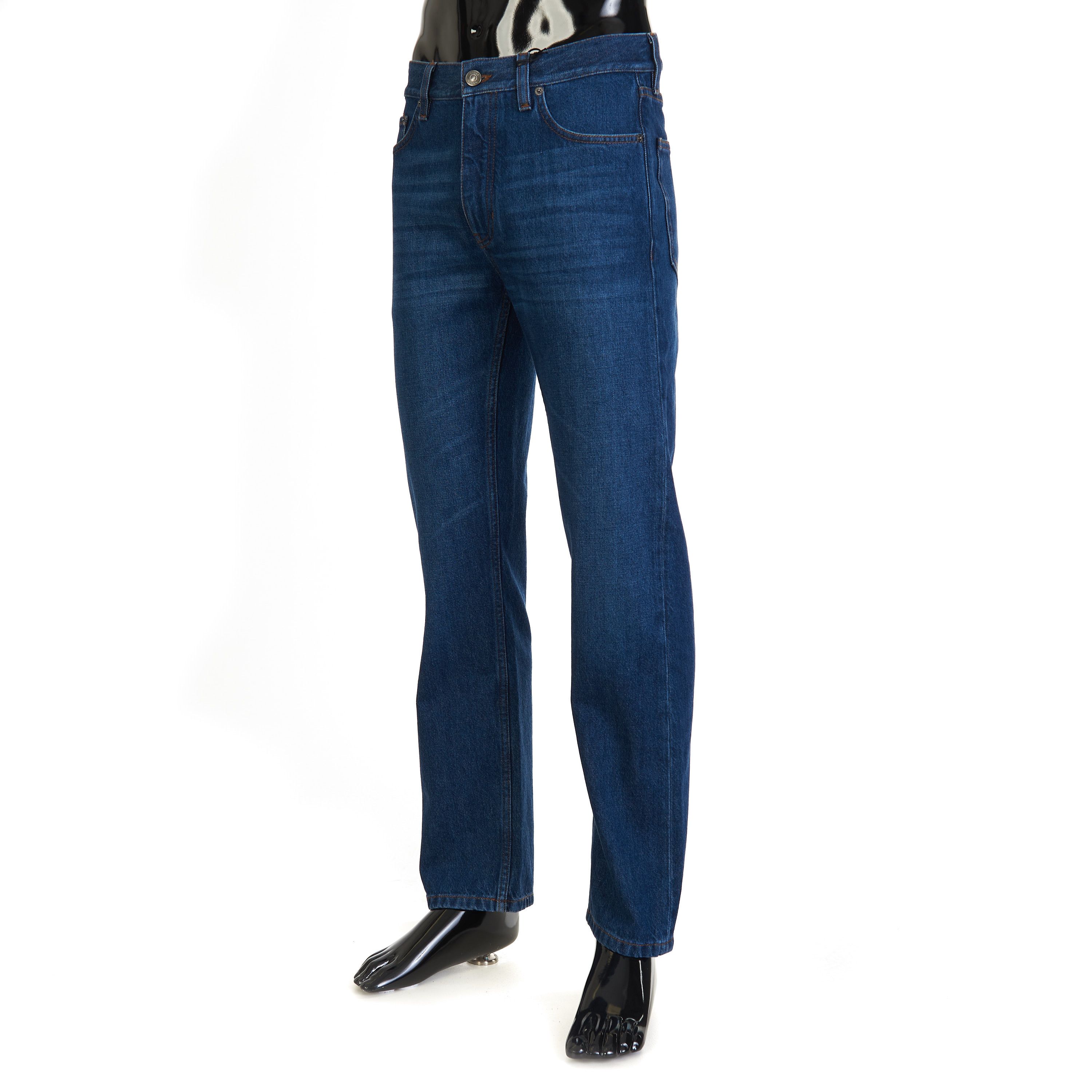 Ermenegildo Zegna Ink Blue Cotton Roccia Denim Jeans Size US 33 - 2 Thumbnail