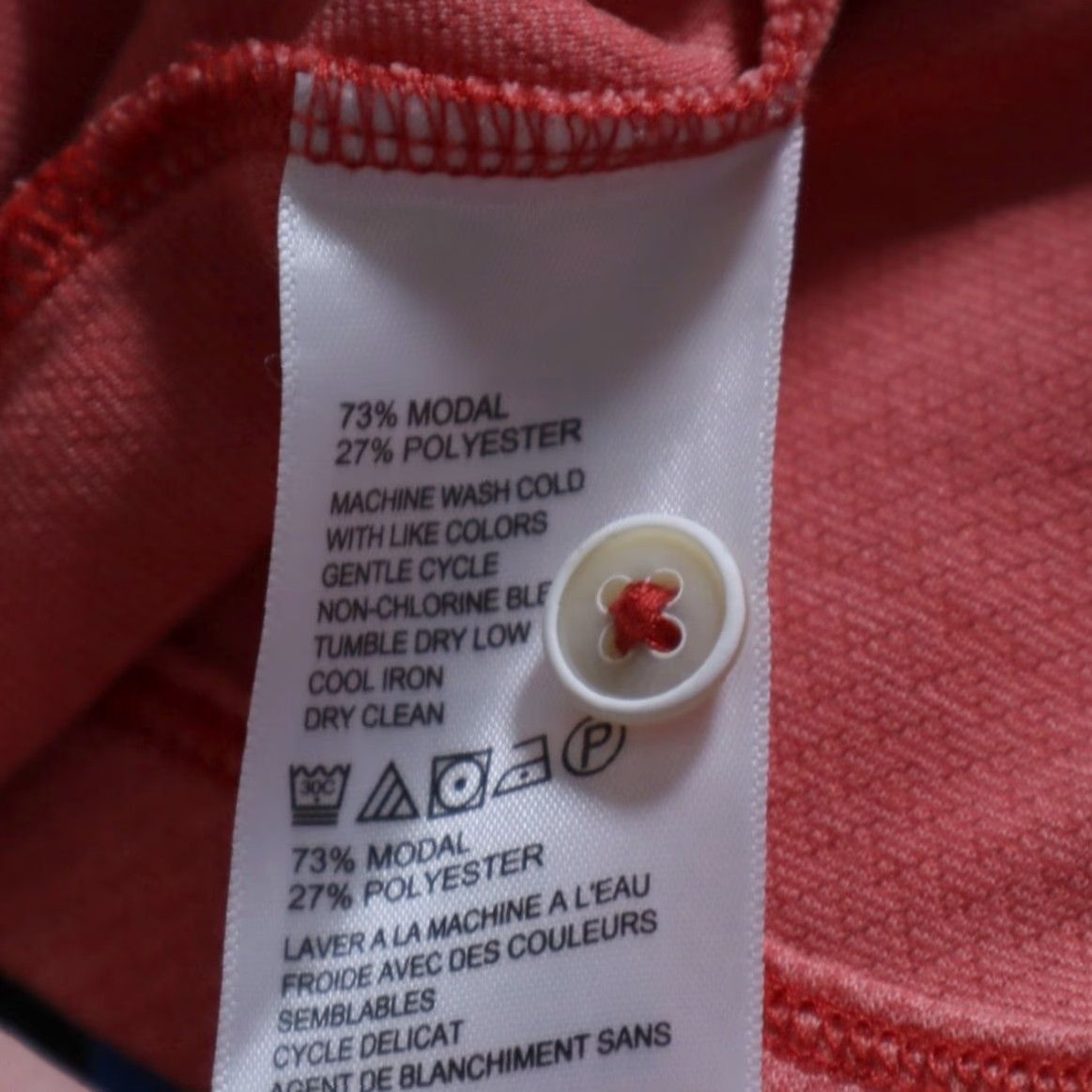 Tommy Bahama Tommy Bahama Polo Shirt Men L Salmon Modal Solid Shirt Size US L / EU 52-54 / 3 - 8 Thumbnail