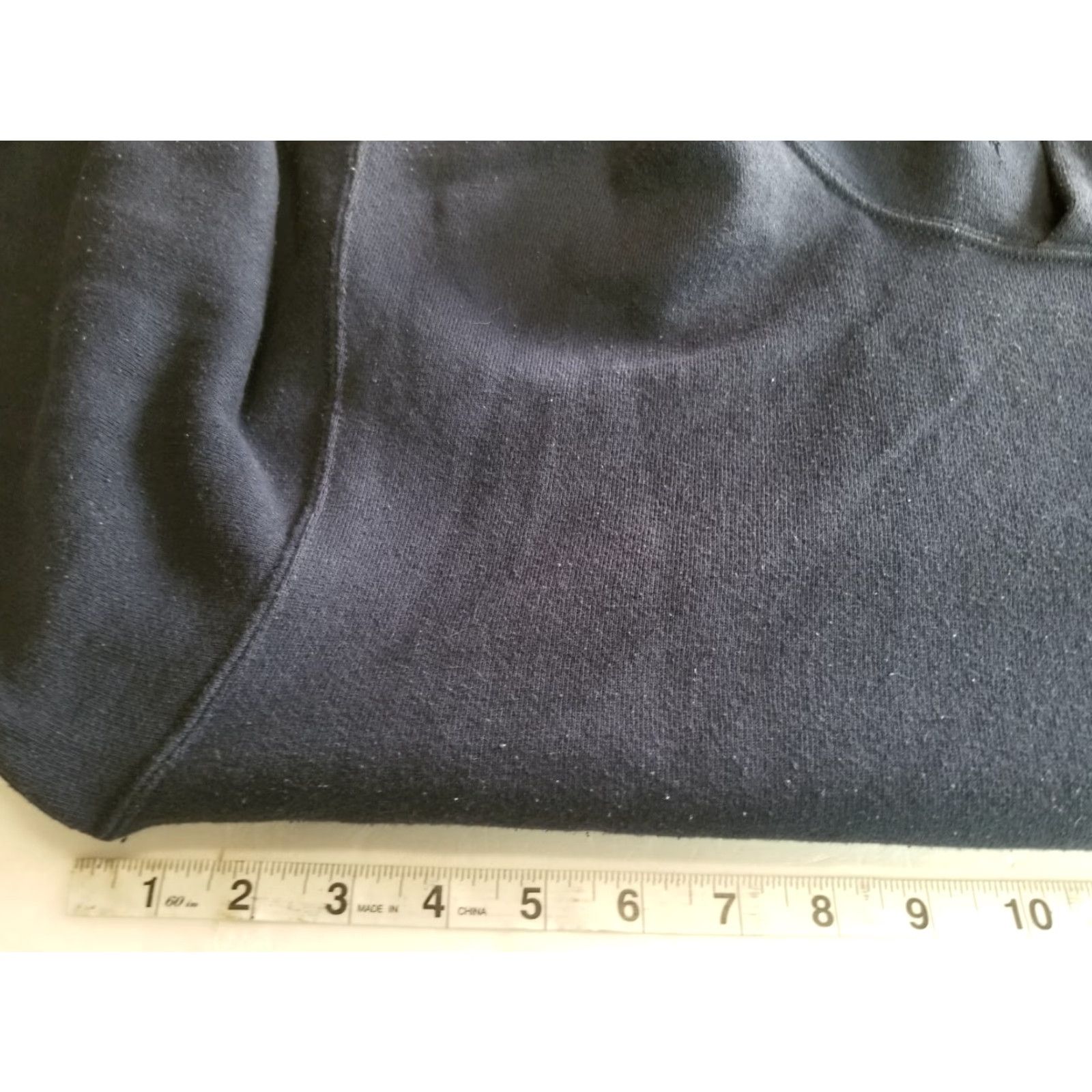 Soffe VINTAGE Soffe US Navy Sweater Hoodie Mens Medium Blue Pullover Logo Graphic Print Hooded Pockets Reflective | USA Made | Gym & Training Size US M / EU 48-50 / 2 - 3 Thumbnail