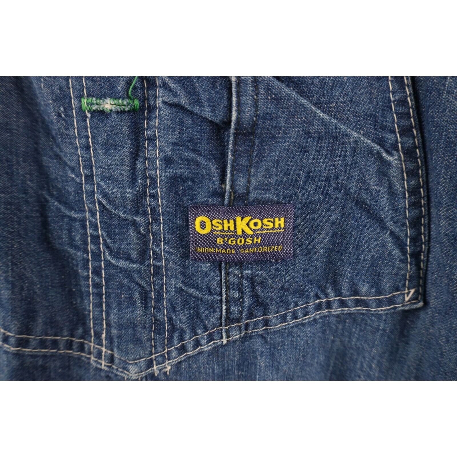 Oshkosh × Vintage Vintage 50s OshKosh B'Gosh Union Made Sanforized Overalls Size US 38 / EU 54 - 7 Thumbnail