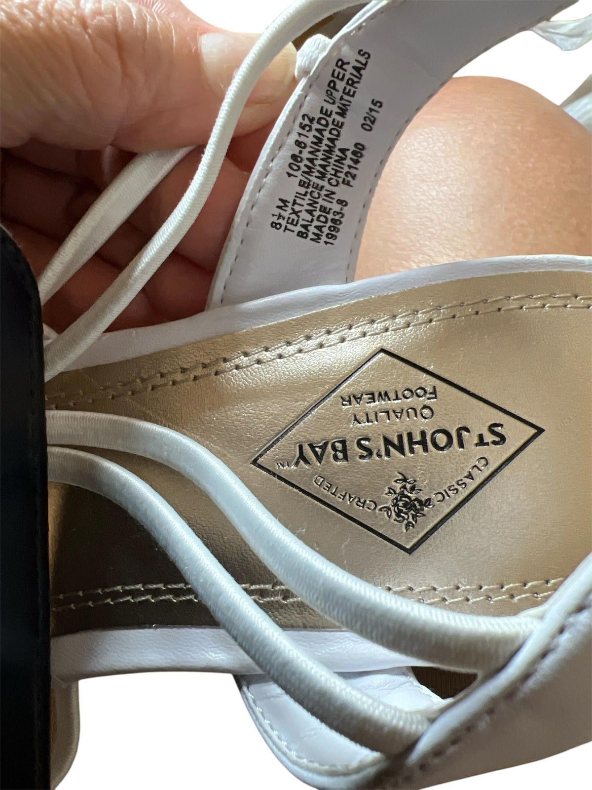 Designer Women's St. John's Bay sandals Sz 8.5 Size US 8.5 / IT 38.5 - 5 Thumbnail