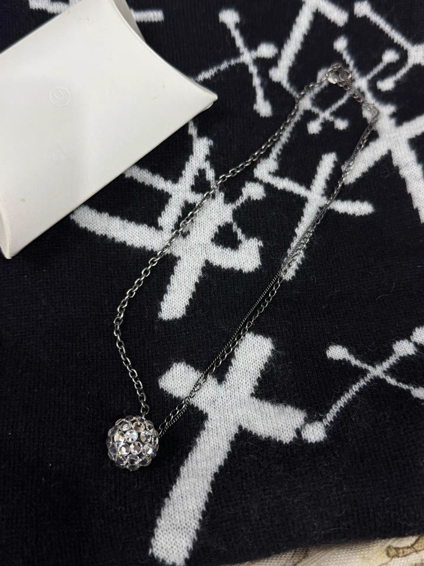 Undercover UNDERCOVER Triple Diamond Disco Ball Necklace K20 Size ONE SIZE - 5 Thumbnail