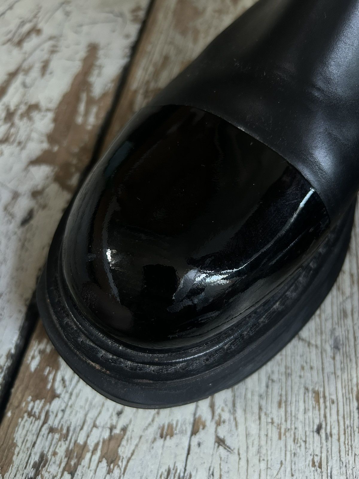 Alexander McQueen Alexander McQueen black leather boots Size US 9 / EU 42 - 3 Thumbnail