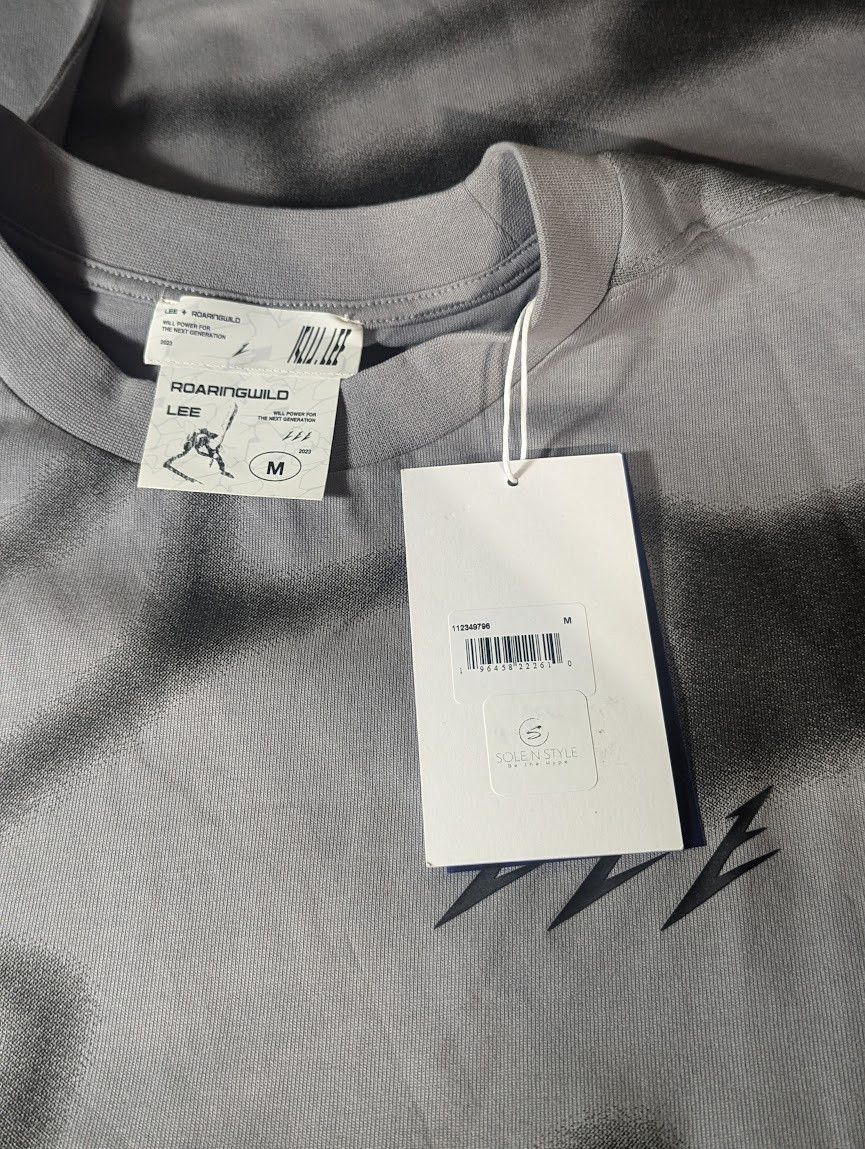 Lee Unisex Lee x ROARINGWILD Oversized Tee in Silver Filigree Size US M / EU 48-50 / 2 - 9 Thumbnail