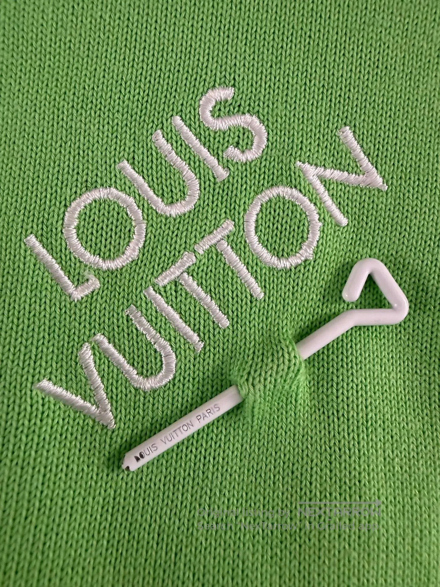 Louis Vuitton Louis Vuitton Green Knit Short Sleeve| Size US XL / EU 56 / 4 - 6 Thumbnail