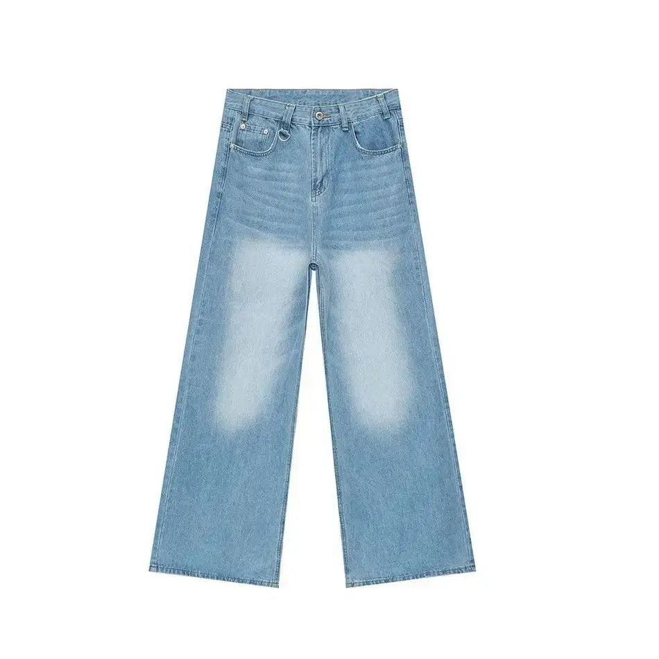 Japanese Brand Retro blue loose wide leg jeans Size US 32 / EU 48 - 5 Thumbnail